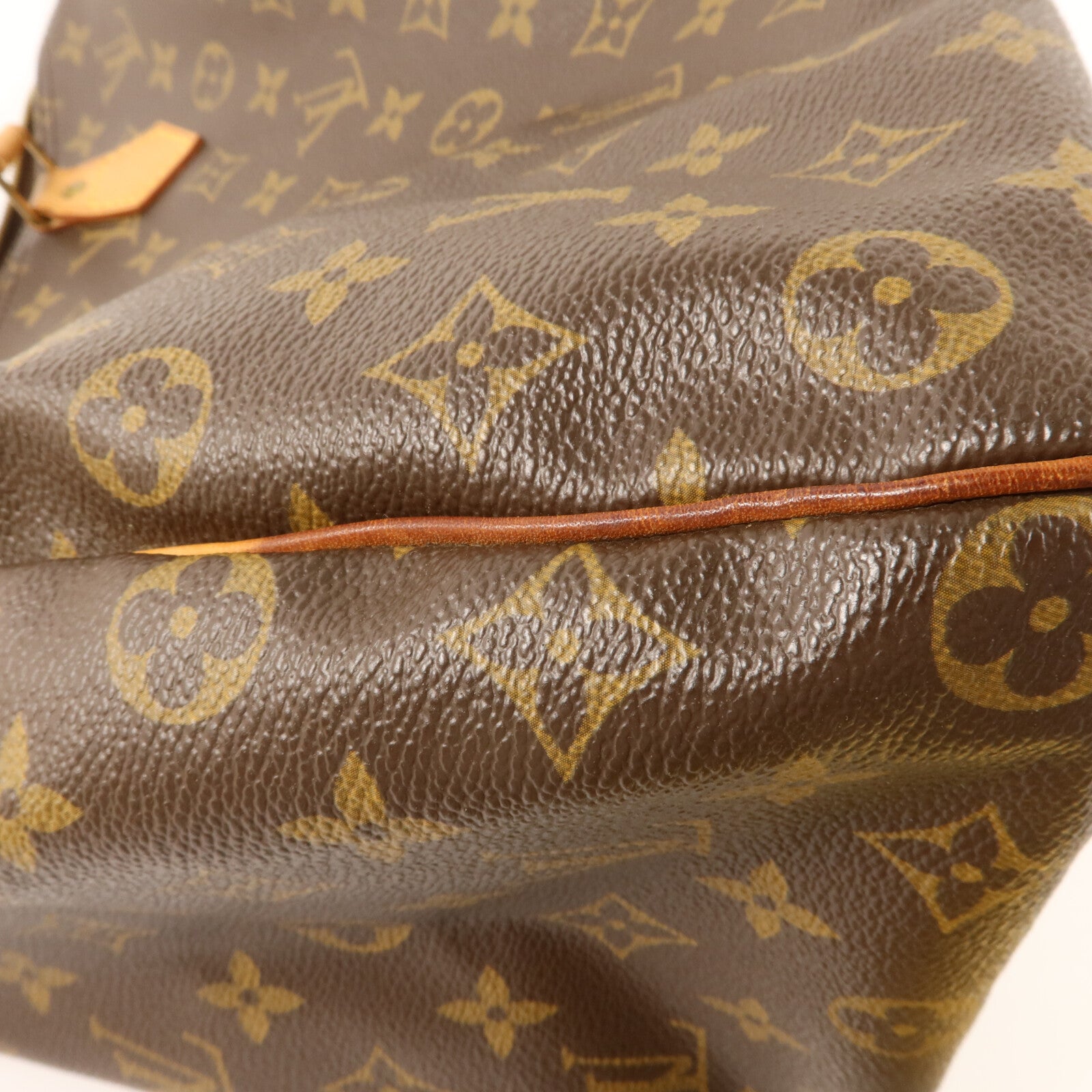 LOUIS VUITTON Monogram Speedy 35金扣手挽袋