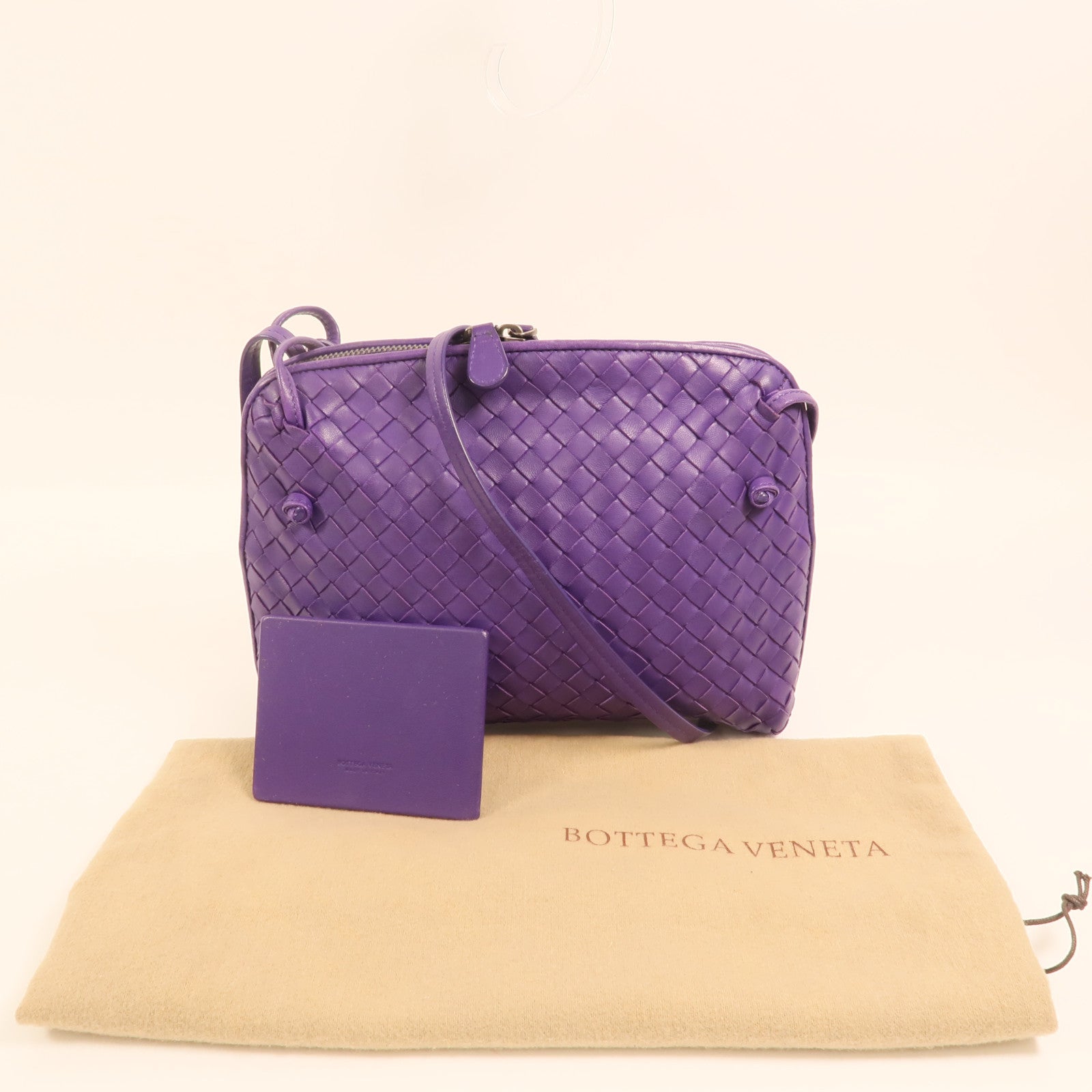 BOTTEGA VENETA 羊皮皮革Crossbody肩背袋