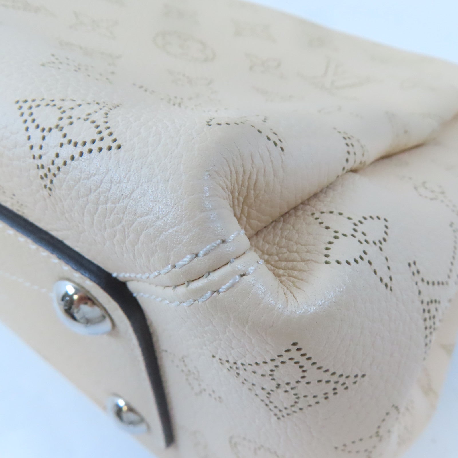 LOUIS VUITTON LV SHW Babylone BB 2 Way Shoulder Handbag M51767 Mahina Beige