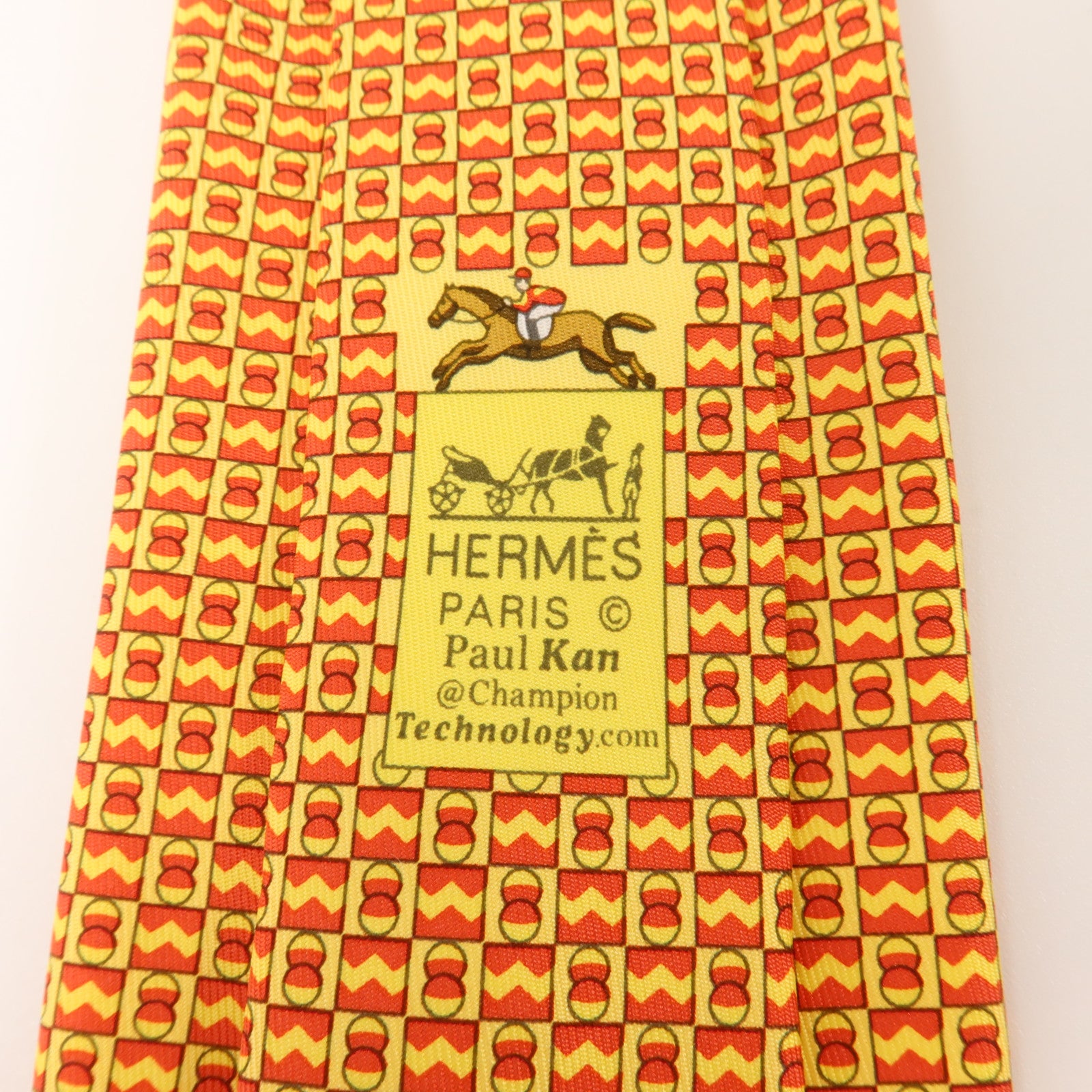 HERMES 絲質Necktie領帶