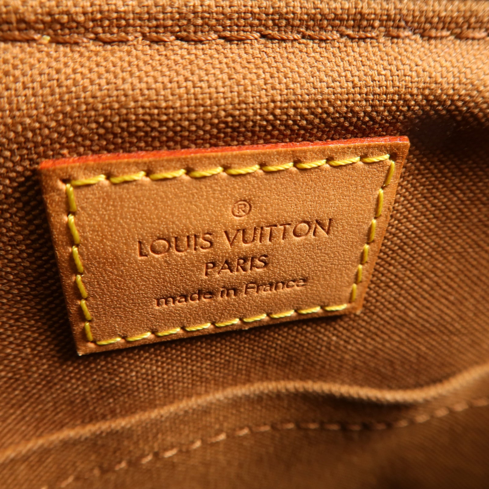 LOUIS VUITTON Monogram Palermo PM金扣手挽肩背兩用袋棕色