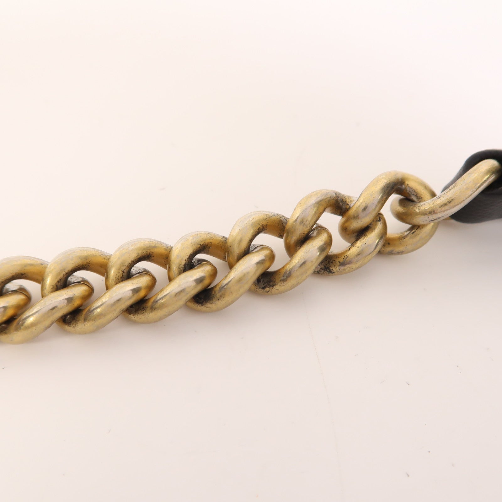 CHANEL 牛皮皮革Boy 25金扣鏈帶肩背袋