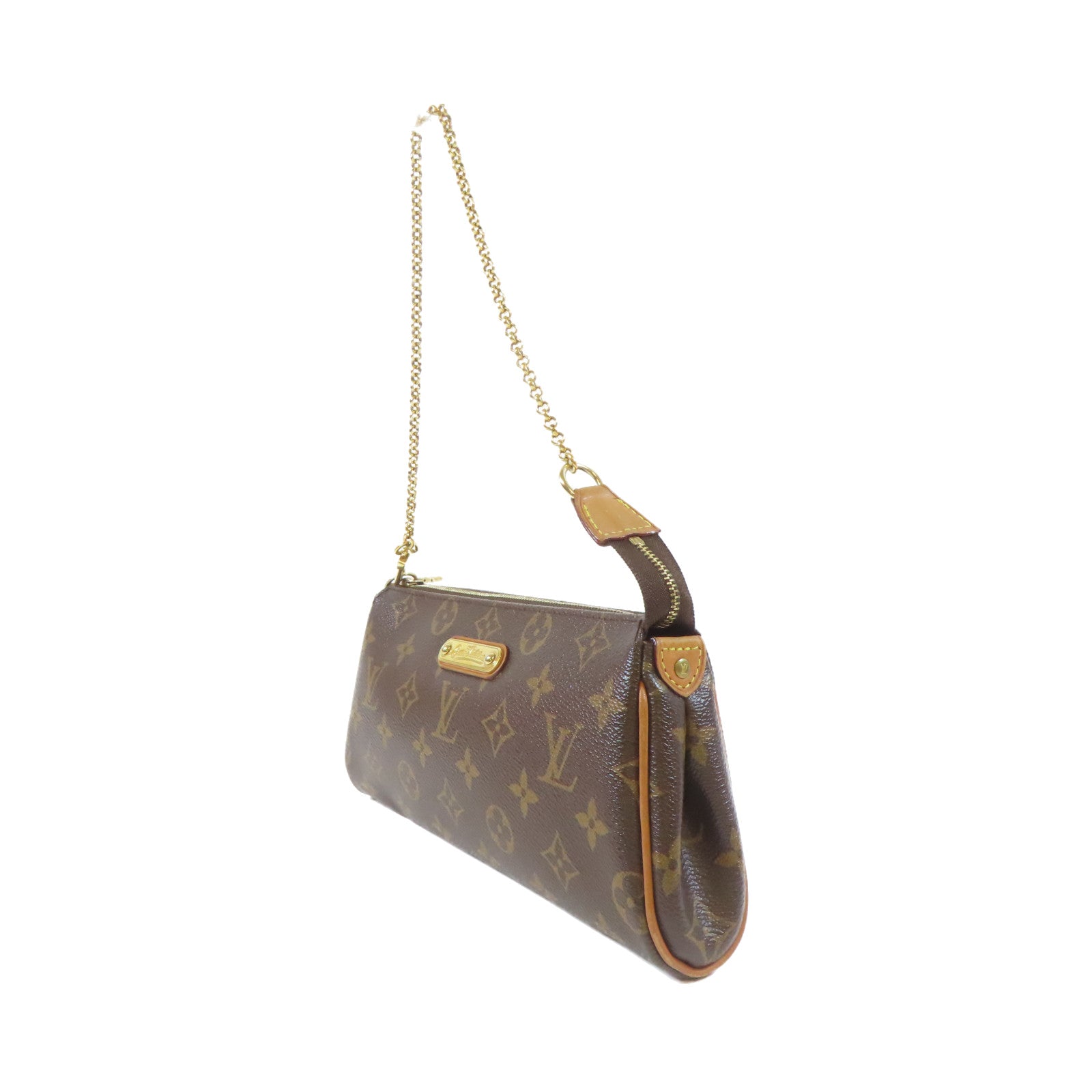 LOUIS VUITTON Monogram Eva金扣手挽肩背兩用袋啡色