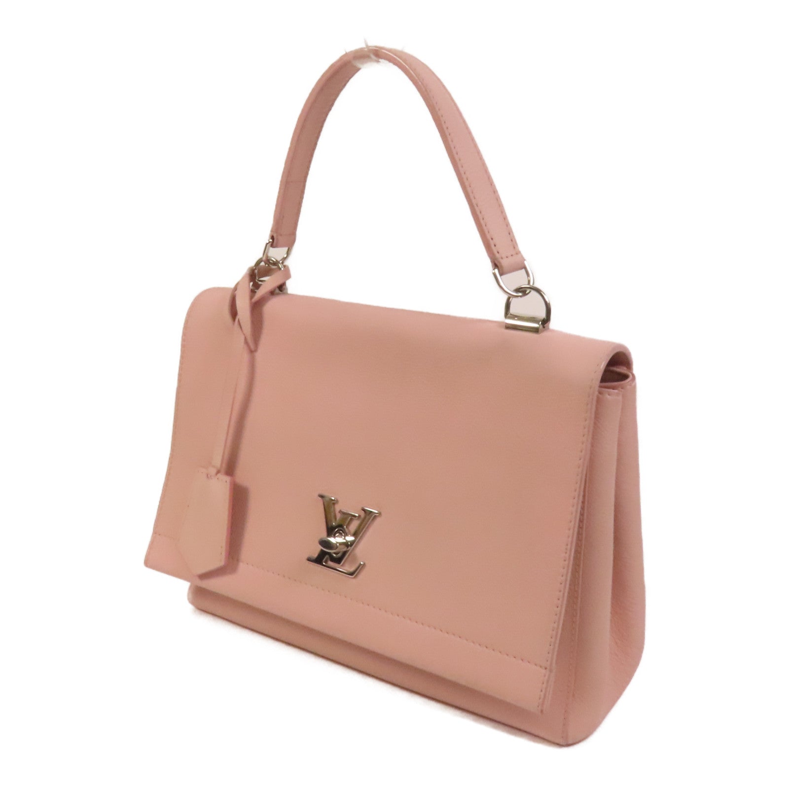 LOUIS VUITTON 【激減優惠】牛皮皮革Lockme Cartable銀扣手挽肩背兩用袋