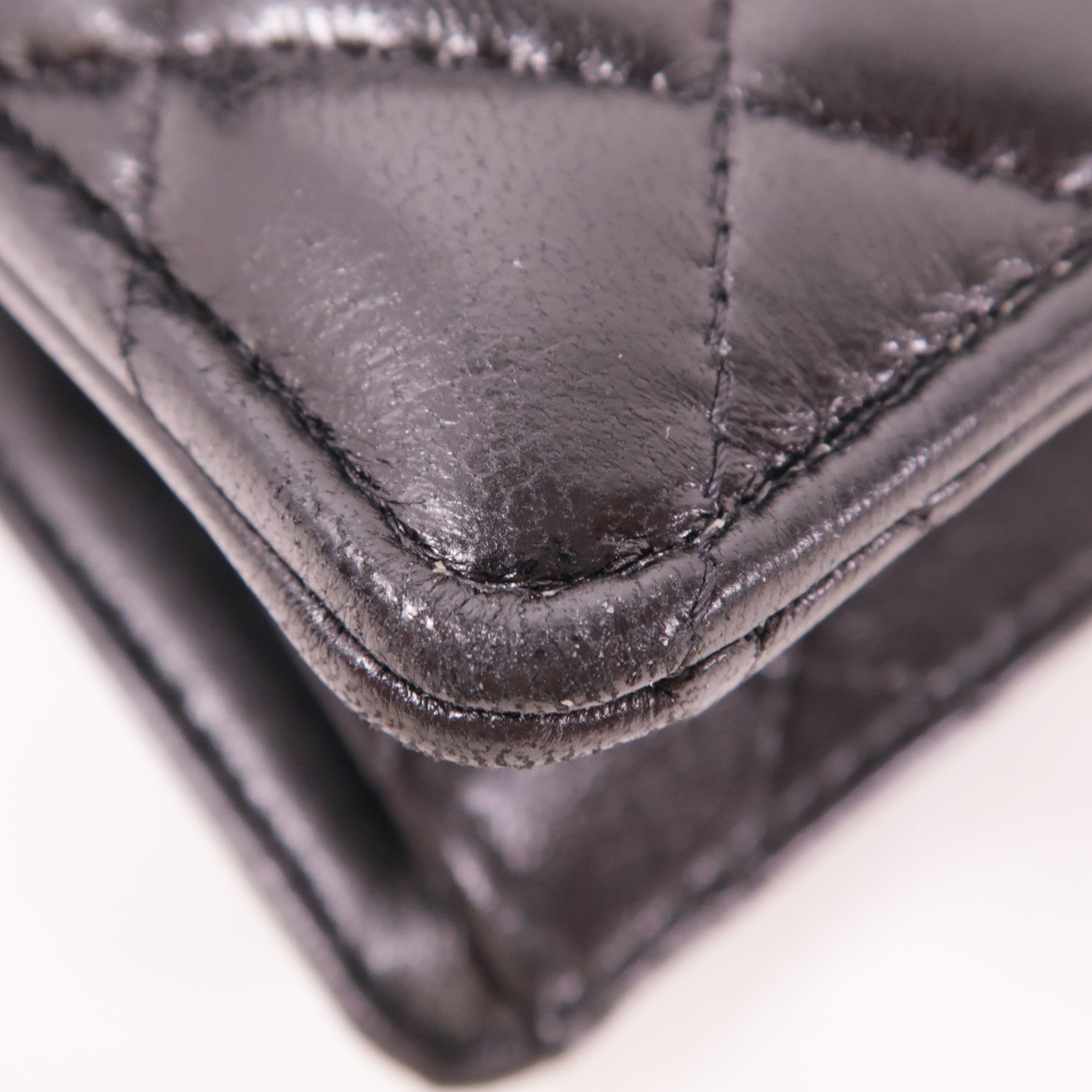 CHANEL 【激減優惠】牛皮皮革Chain Shoulder金扣鏈帶肩背袋