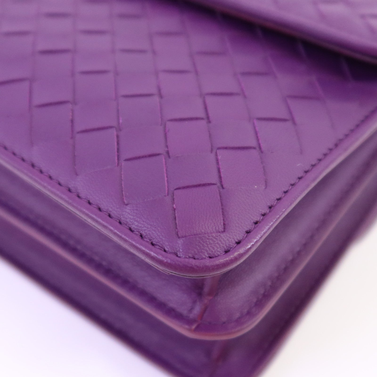 BOTTEGA VENETA 織紋皮革Chain Shoulder Bag鏈帶肩背袋