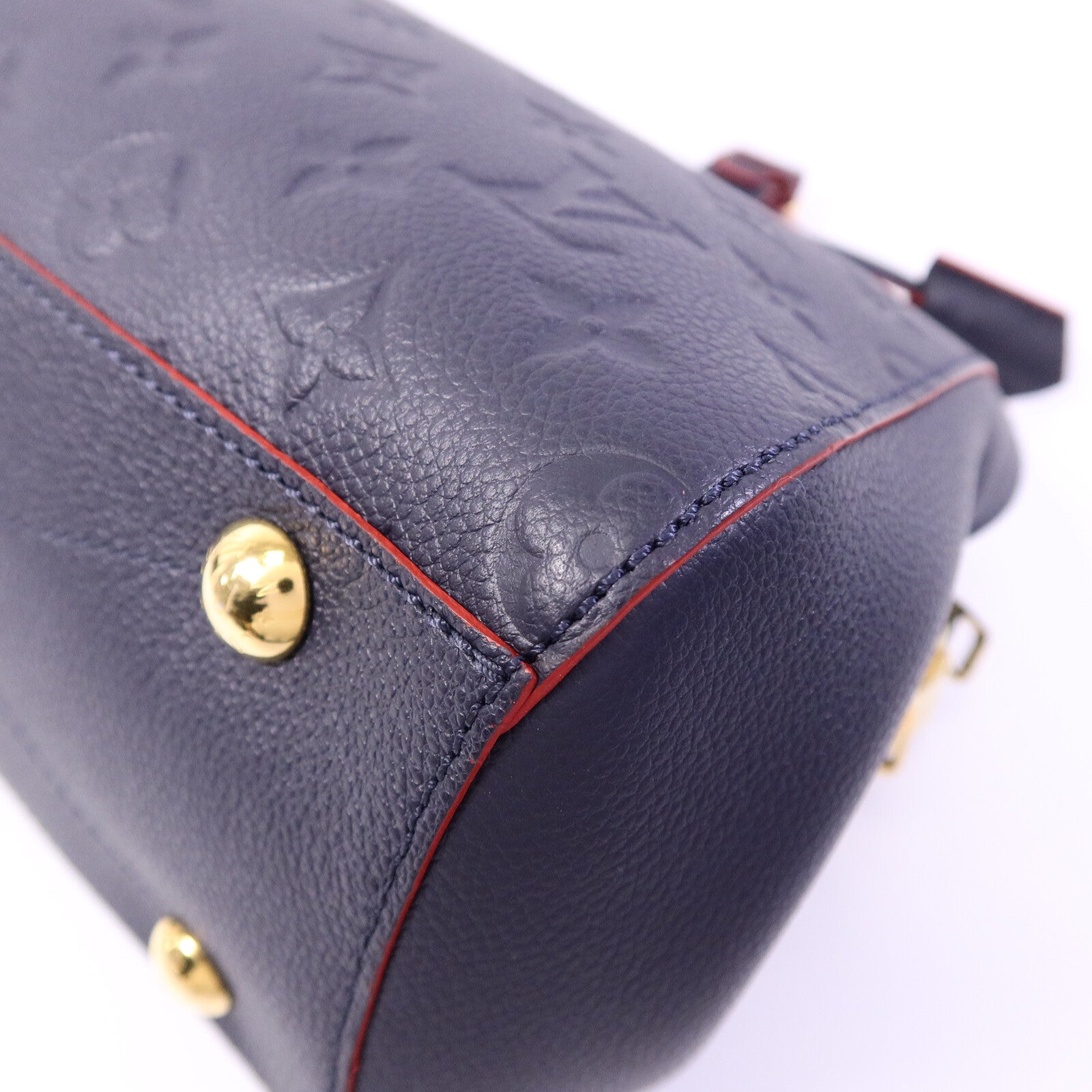 LOUIS VUITTON Monogram Empreinte Montaigne BB手挽肩背兩用袋
