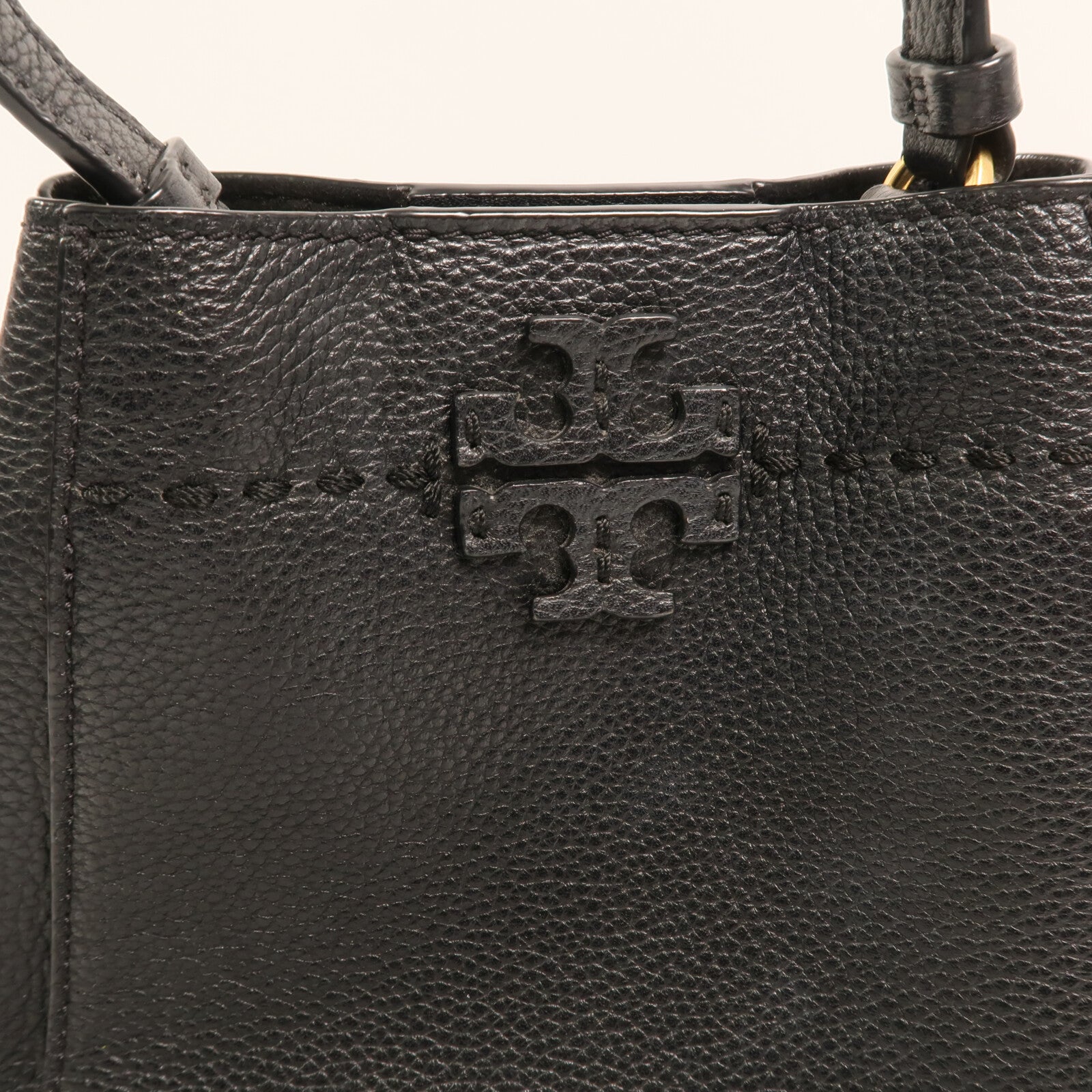 Tory Burch 牛皮皮革Shoulder Bag金扣手挽肩背兩用袋