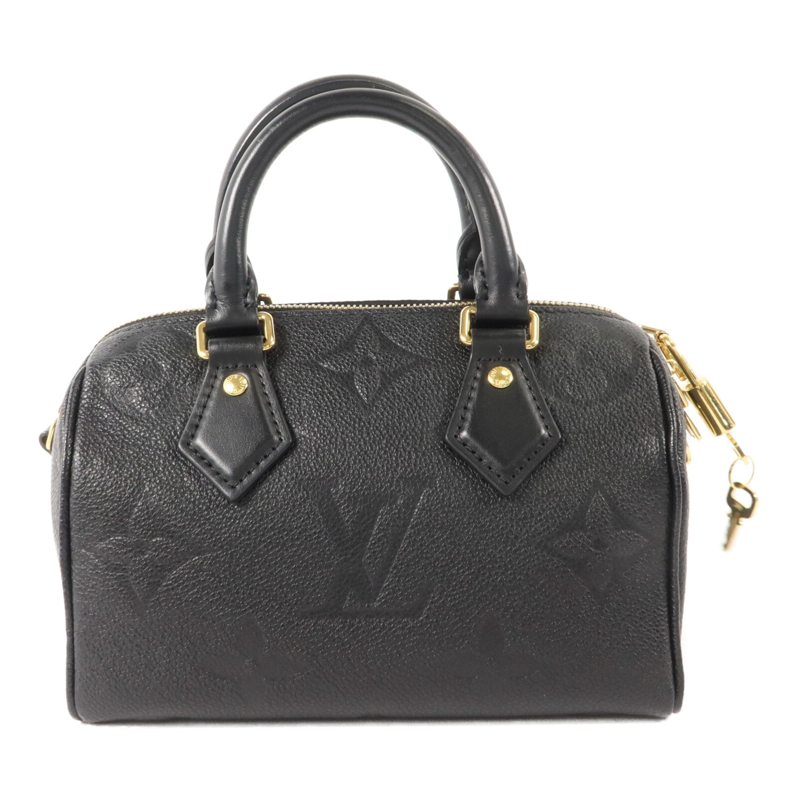 LOUIS VUITTON Monogram Empreinte Speedy Bandouliere 20手挽肩背兩用袋