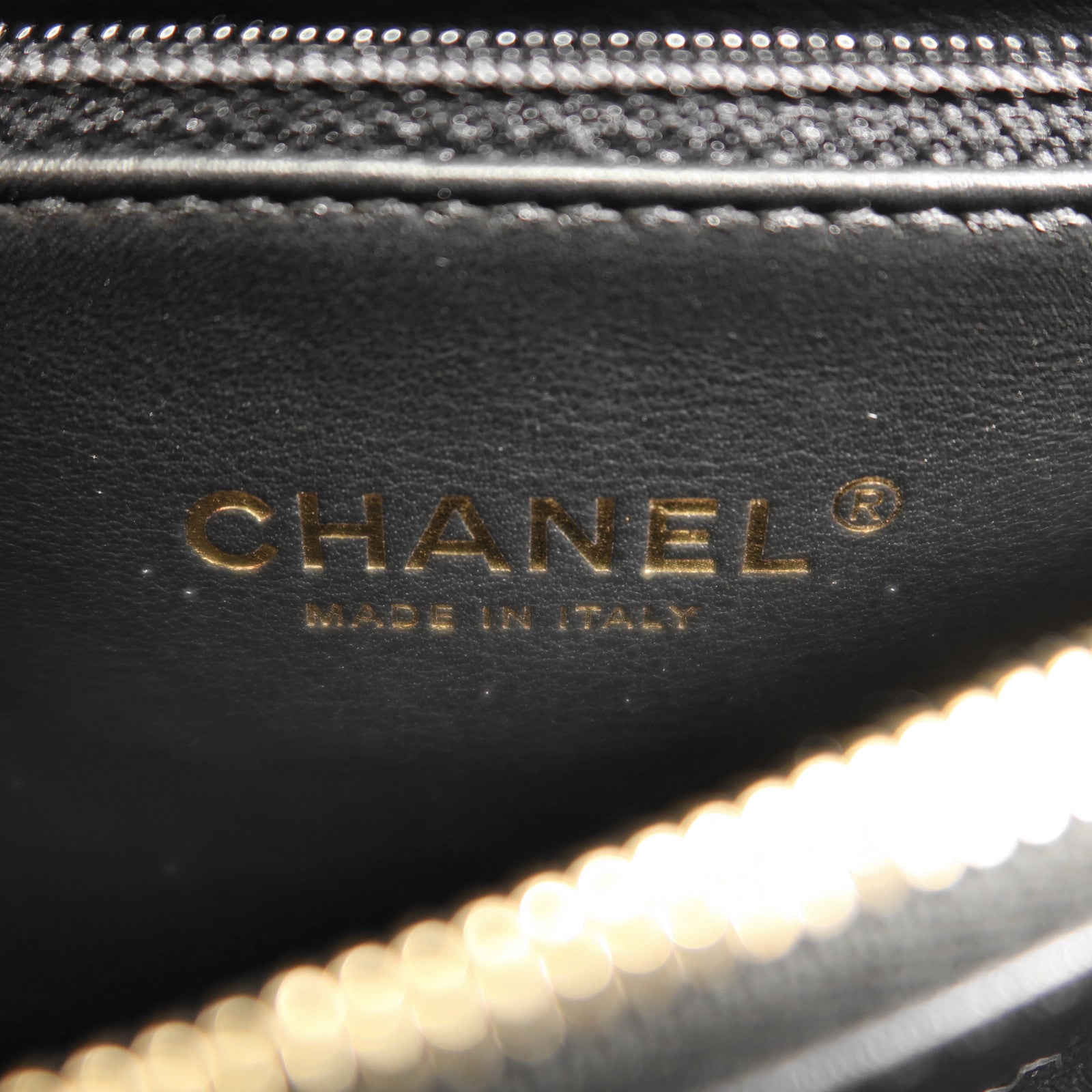 CHANEL 牛皮皮革/蜥蝪皮革Coco Handle Medium金扣手挽肩背兩用袋