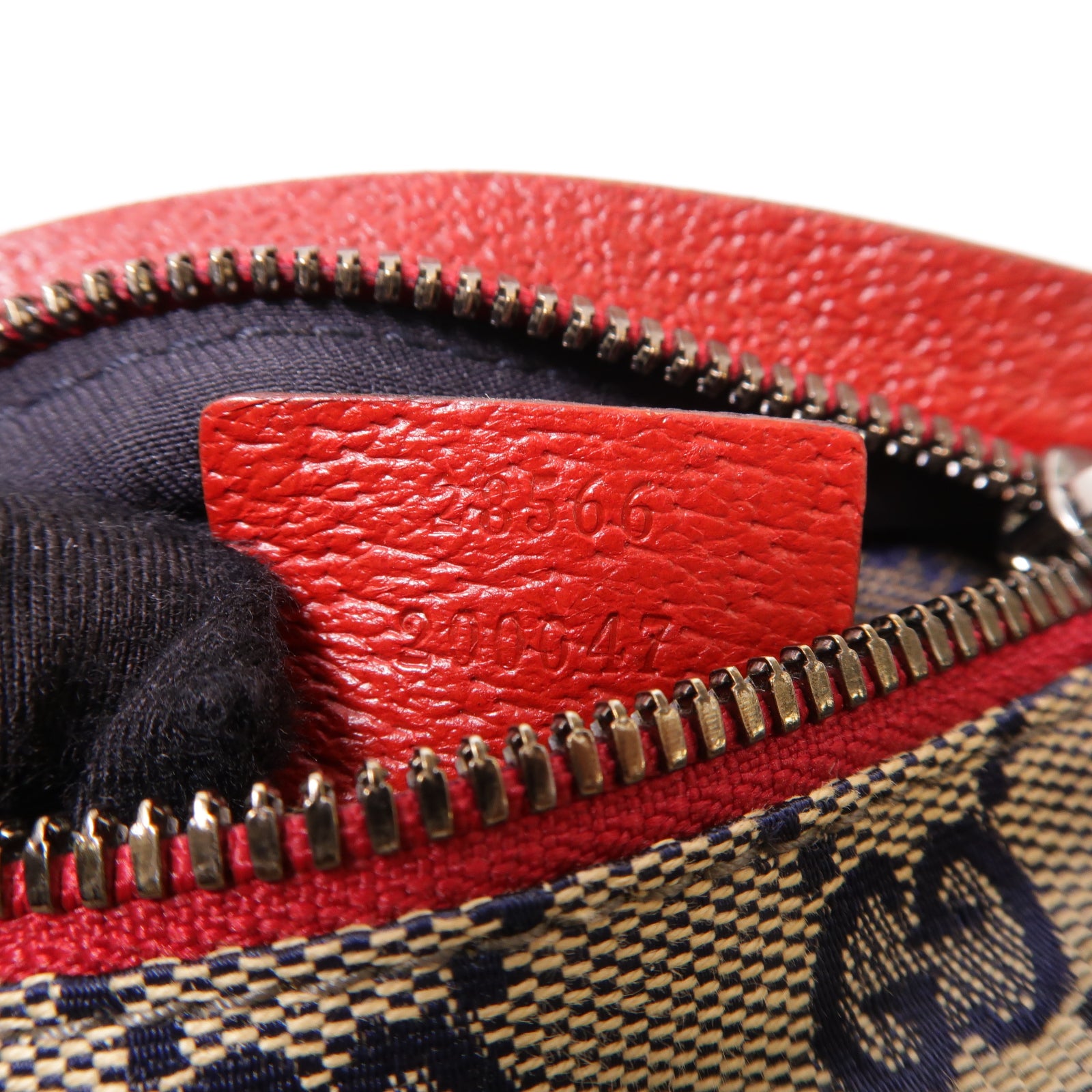 GUCCI 帆布Waist Bag銀扣腰包米色/藍色/紅色