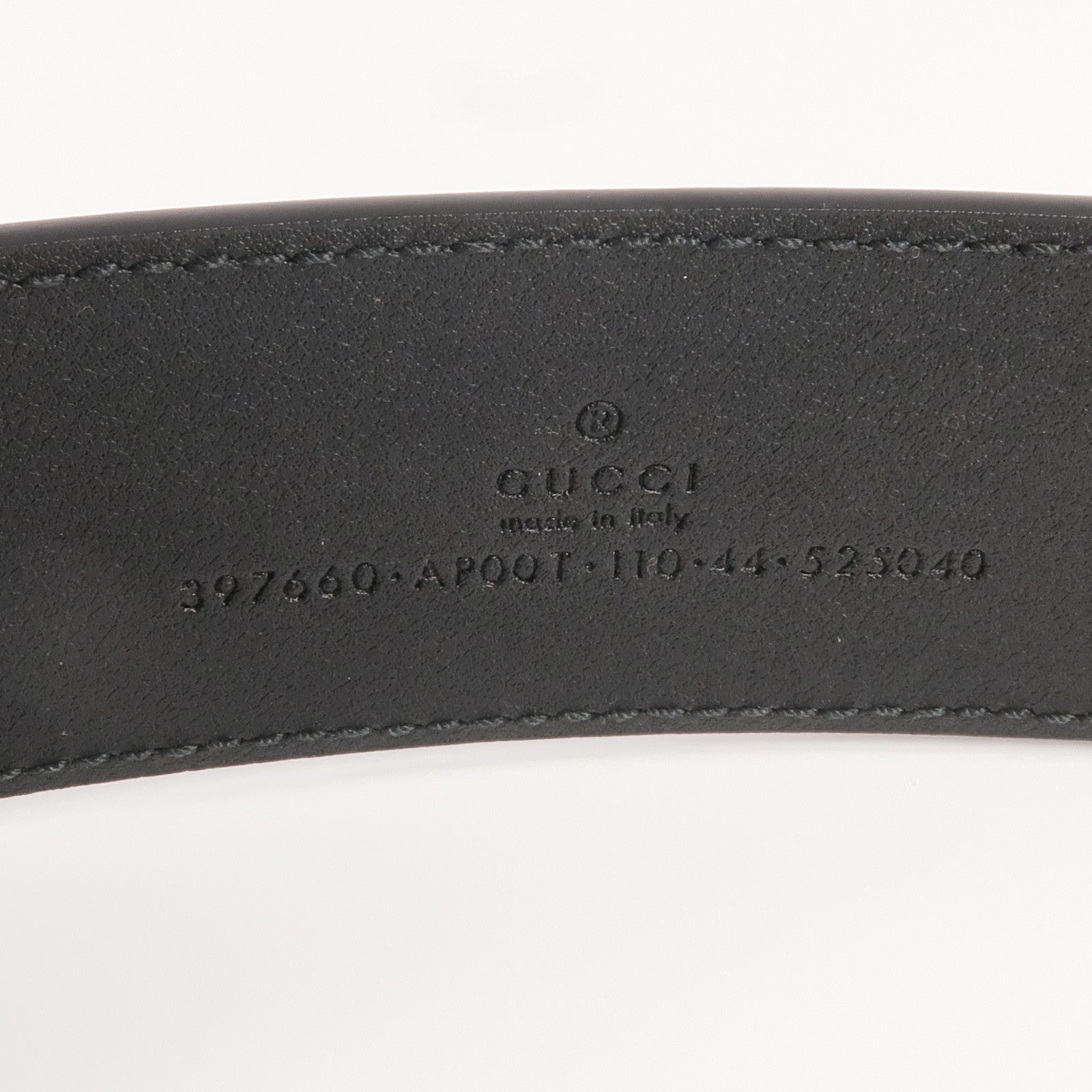 GUCCI 牛皮皮革Belt金扣皮帶