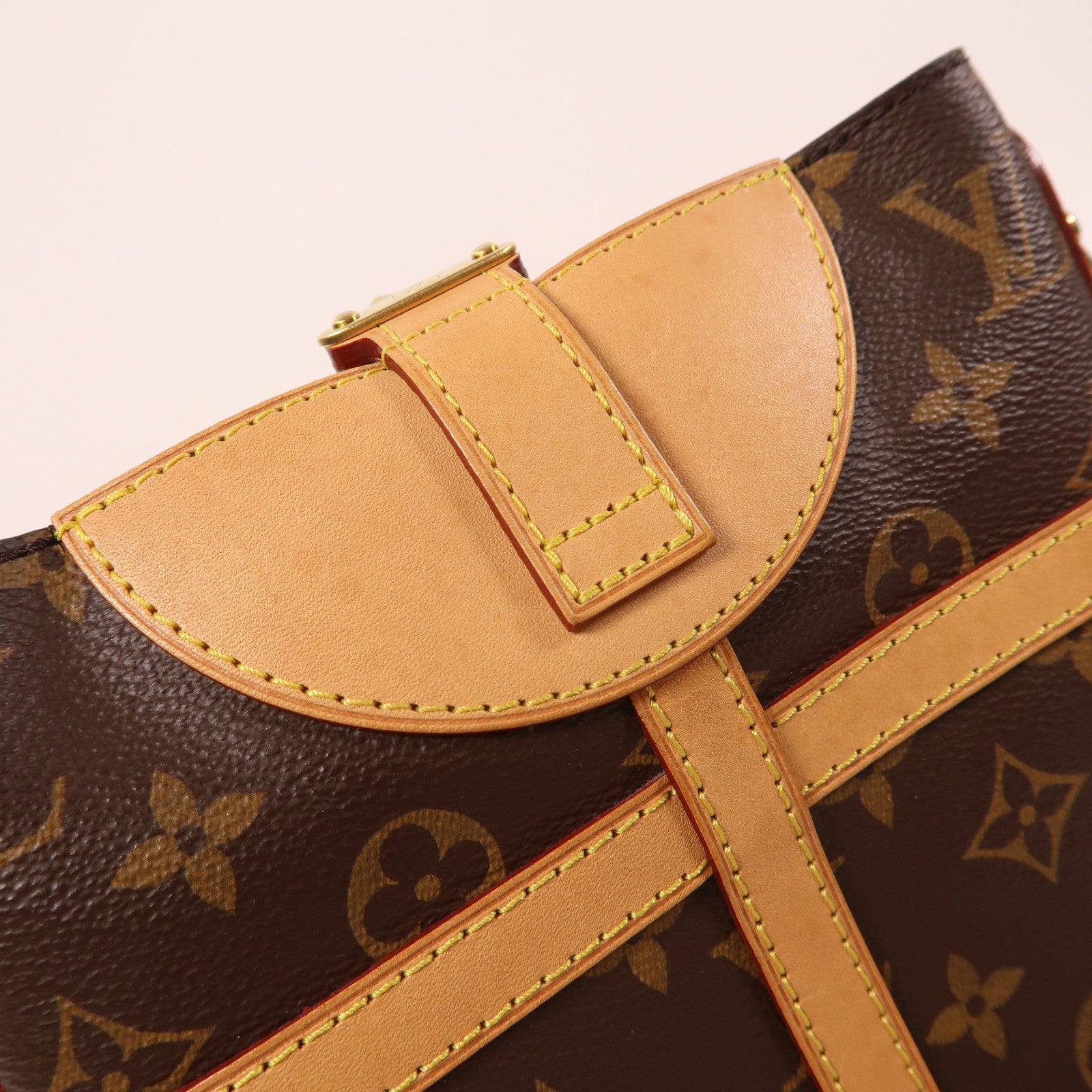 LOUIS VUITTON LV GHW Duffle 2 Way Shoulder Bag Handbag M43587 Monogram Brown