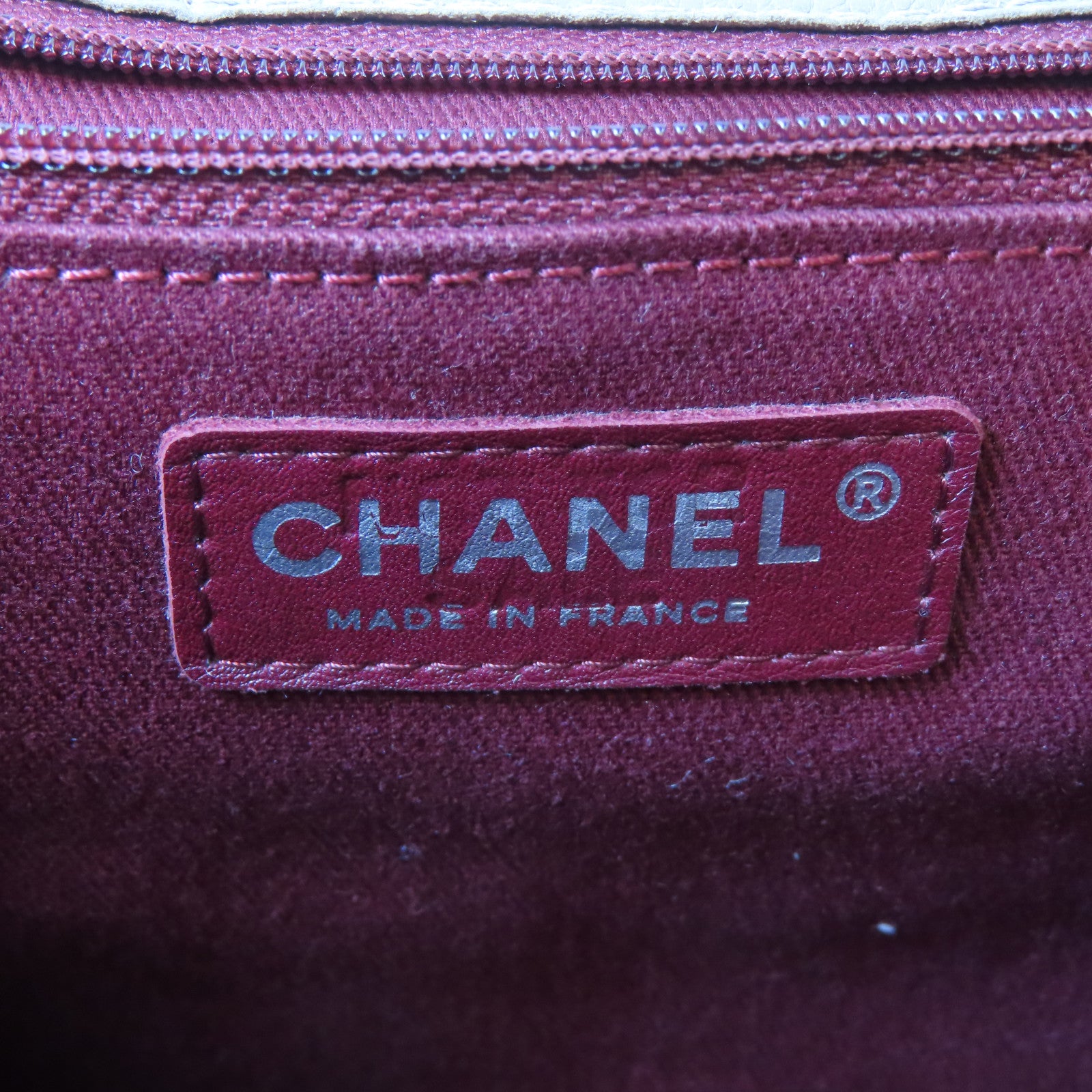 CHANEL 【激減優惠】菱格Caviar皮革2 Way Shoulder Bag銀扣手挽肩背兩用袋卡其色