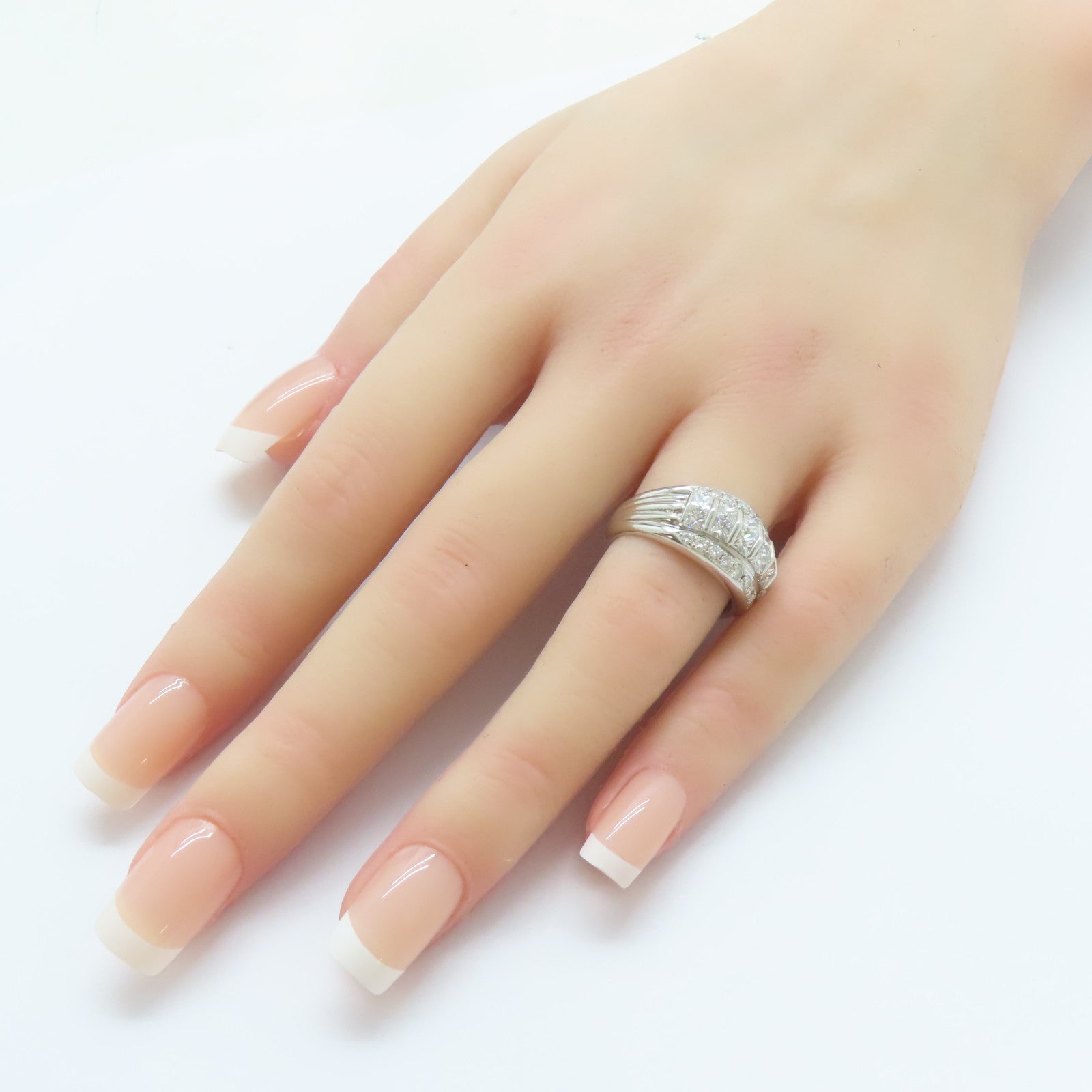 JEWELRY PT900鉑金Diamond Ring 2.00ct鑽石戒指US#6.25