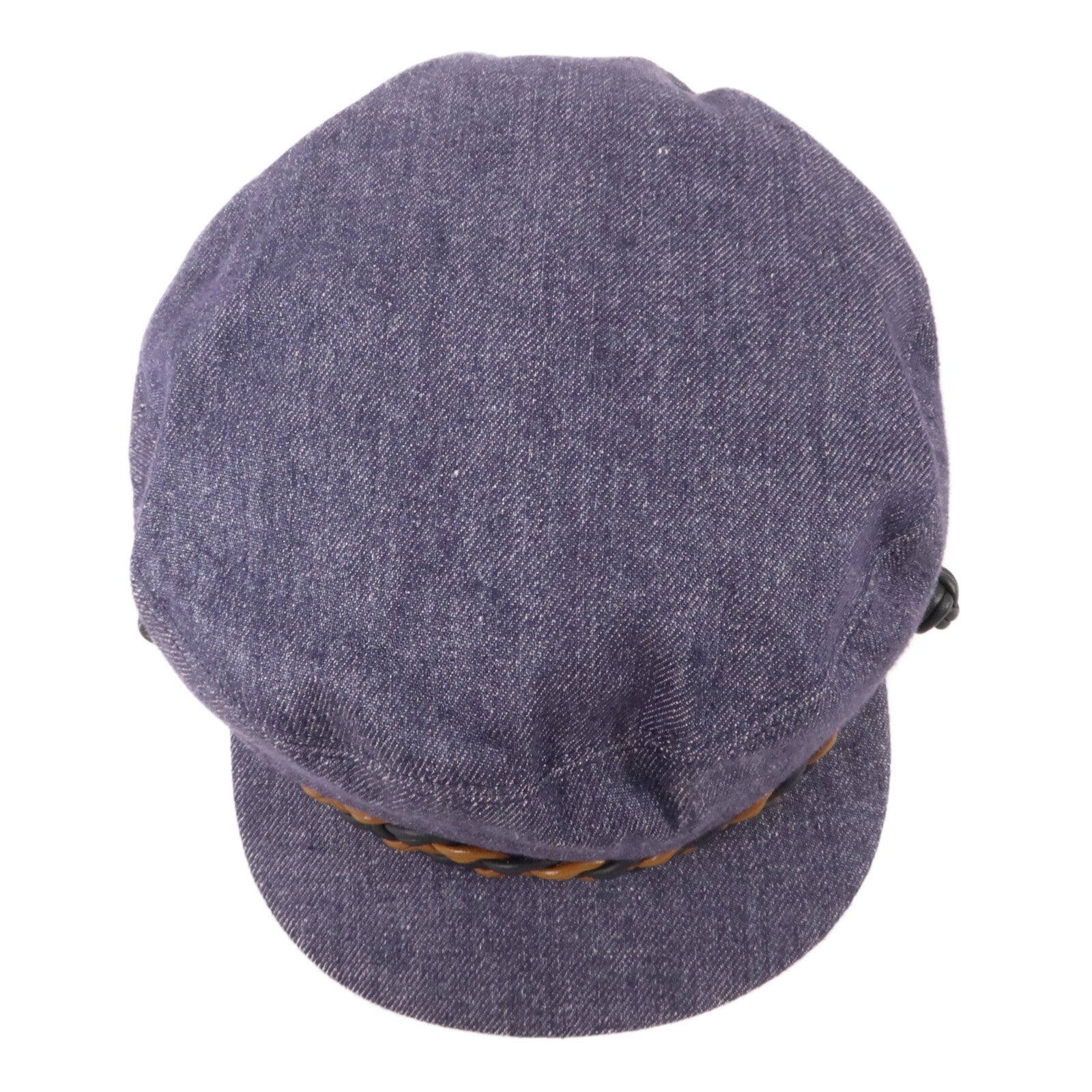 HERMES 牛仔布料Casquette Giulietta Denim Hat (Size57)帽子