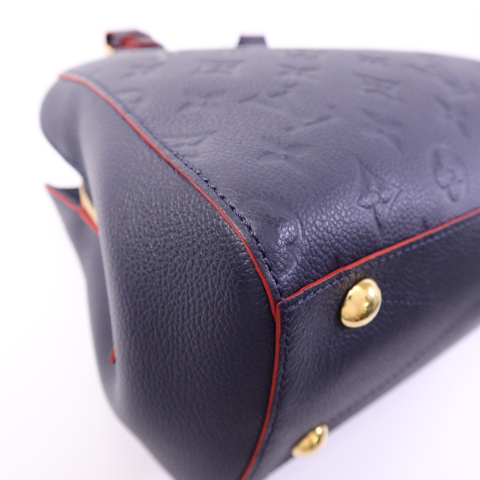 LOUIS VUITTON Monogram Empreinte Montaigne BB手挽肩背兩用袋