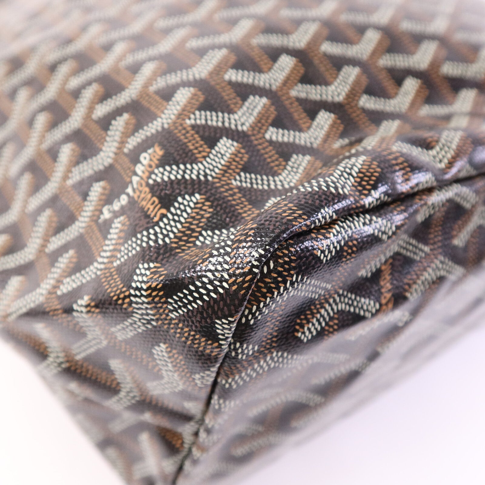 GOYARD 塗層帆布Saint Louis PM銀扣肩背袋