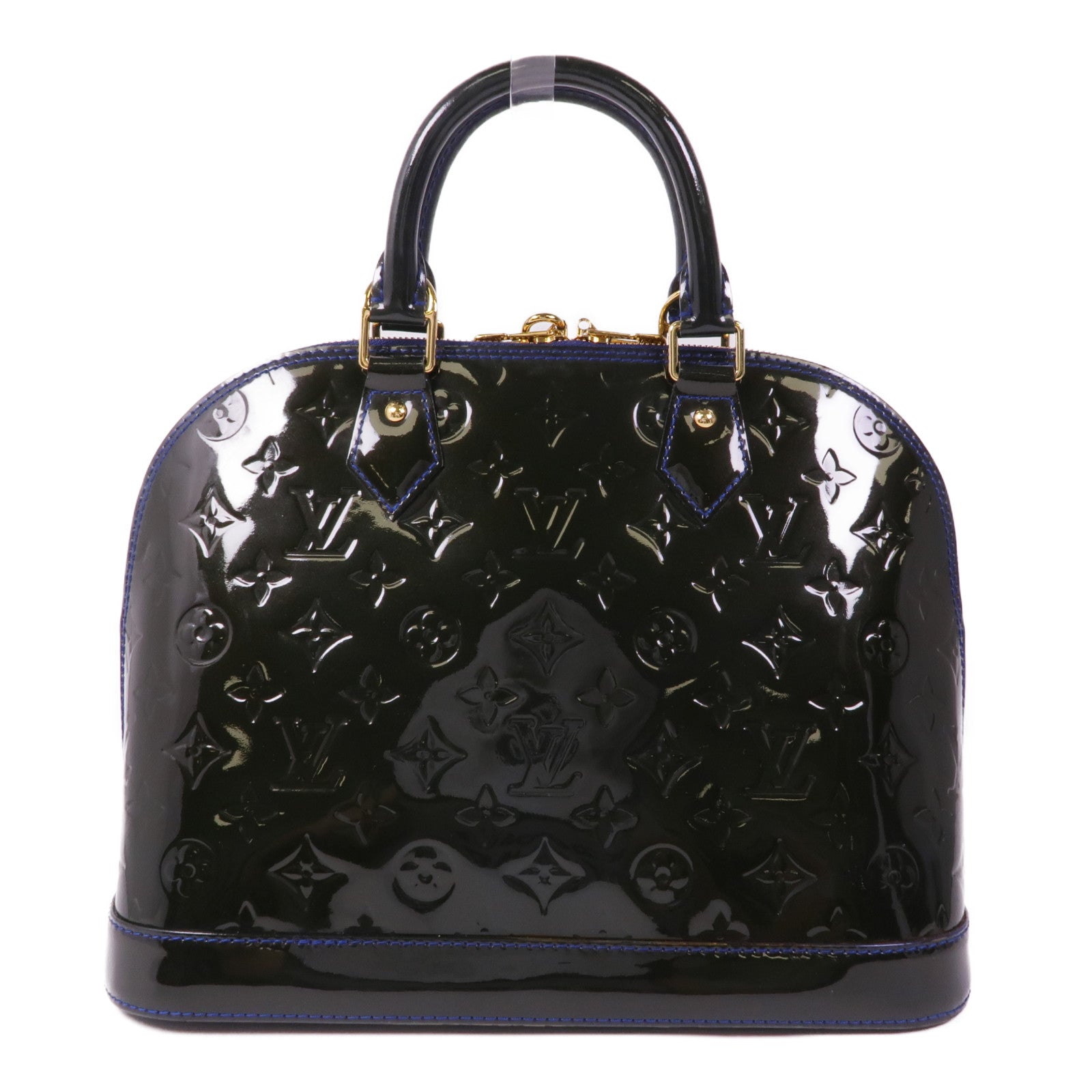 LOUIS VUITTON Vernis Alma PM金扣手挽袋