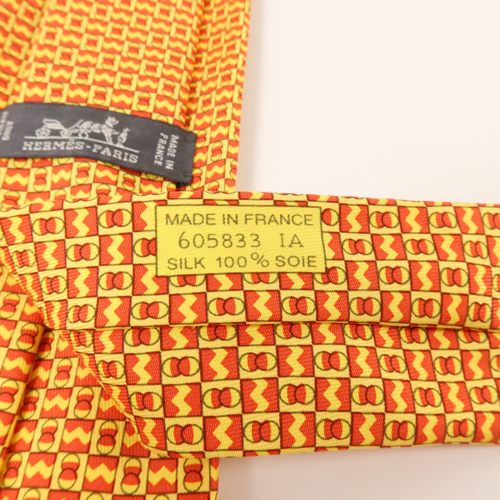 HERMES 絲質Necktie領帶