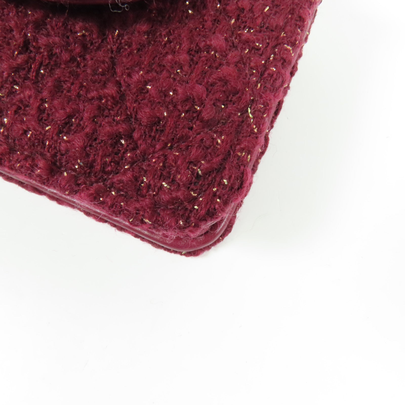 CHANEL Tweed Mini Tweed Bag金扣鏈帶肩背袋