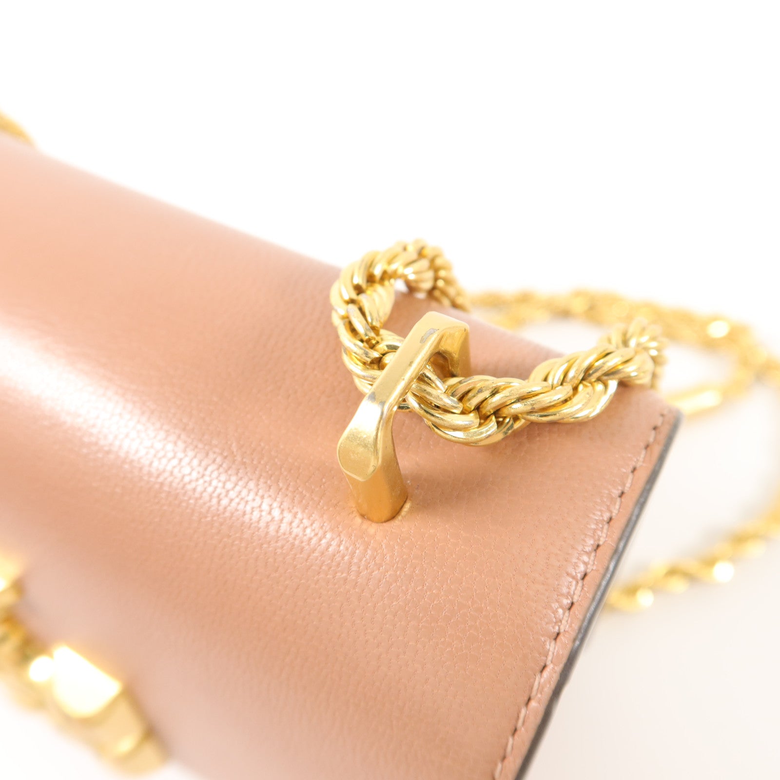 Tory Burch 牛皮皮革Chain Shoulder鏈帶肩背袋