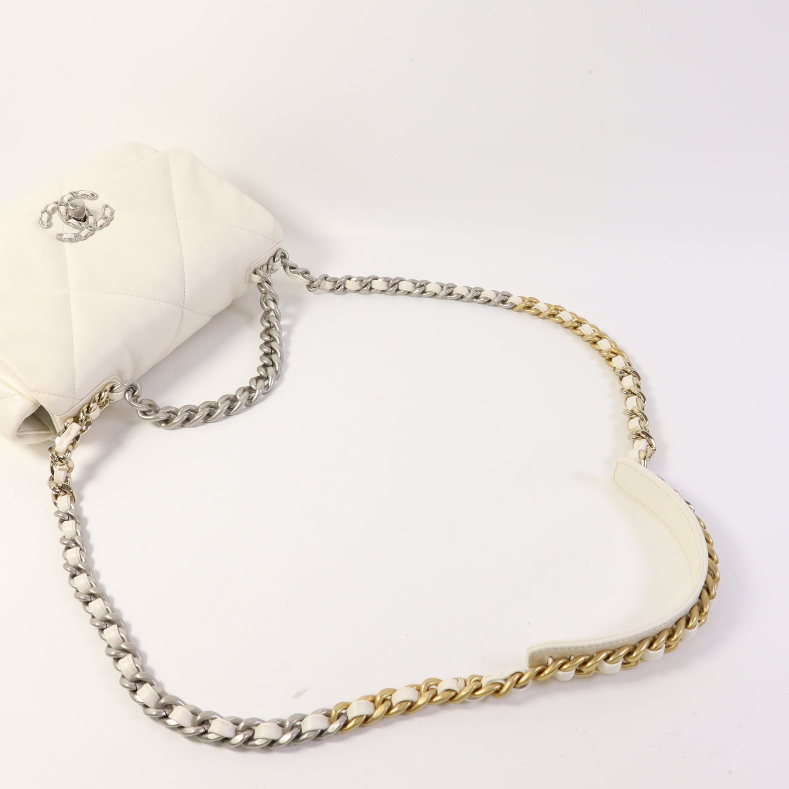 CHANEL 牛皮皮革Chanel 19手挽肩背兩用袋