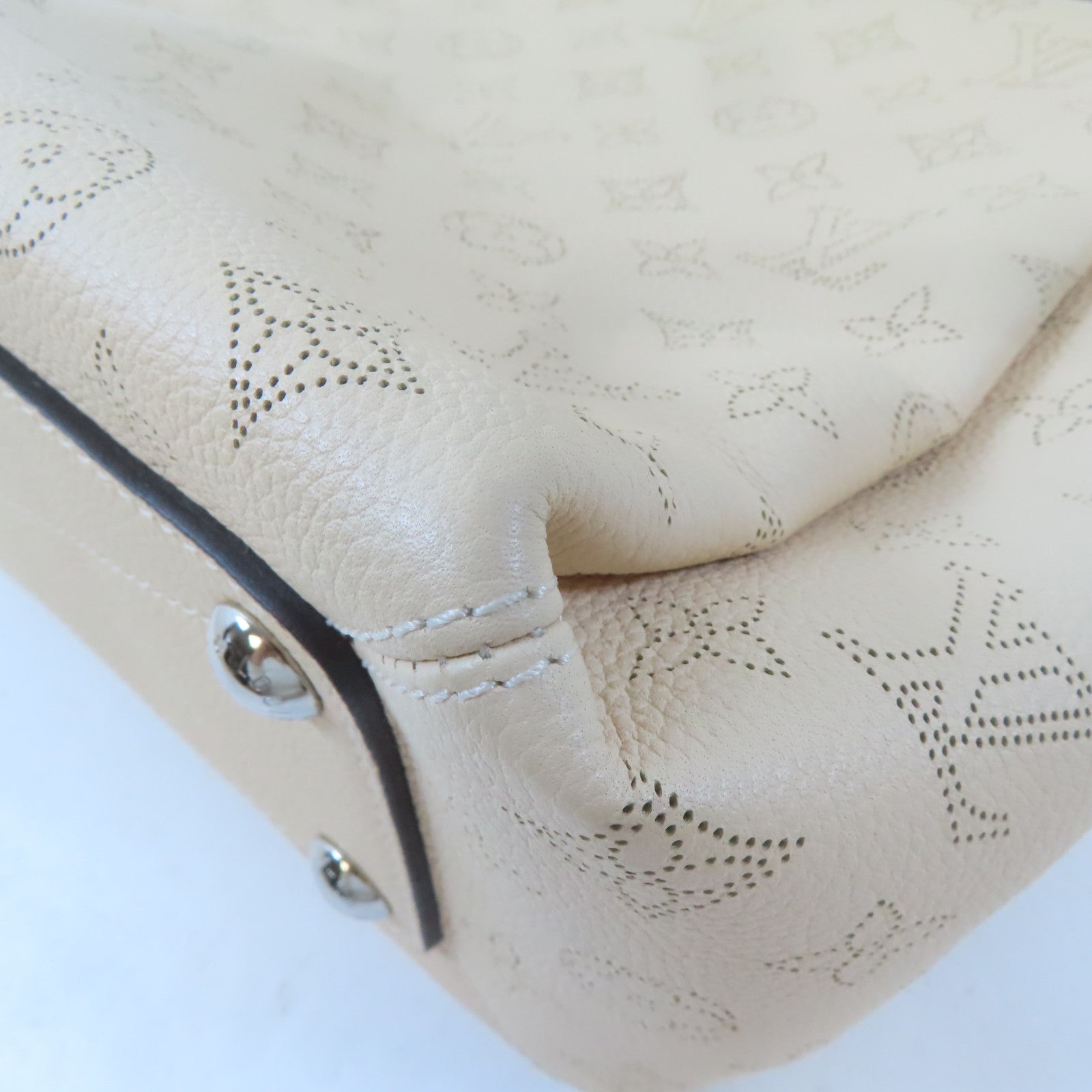 LOUIS VUITTON LV SHW Babylone BB 2 Way Shoulder Handbag M51767 Mahina Beige