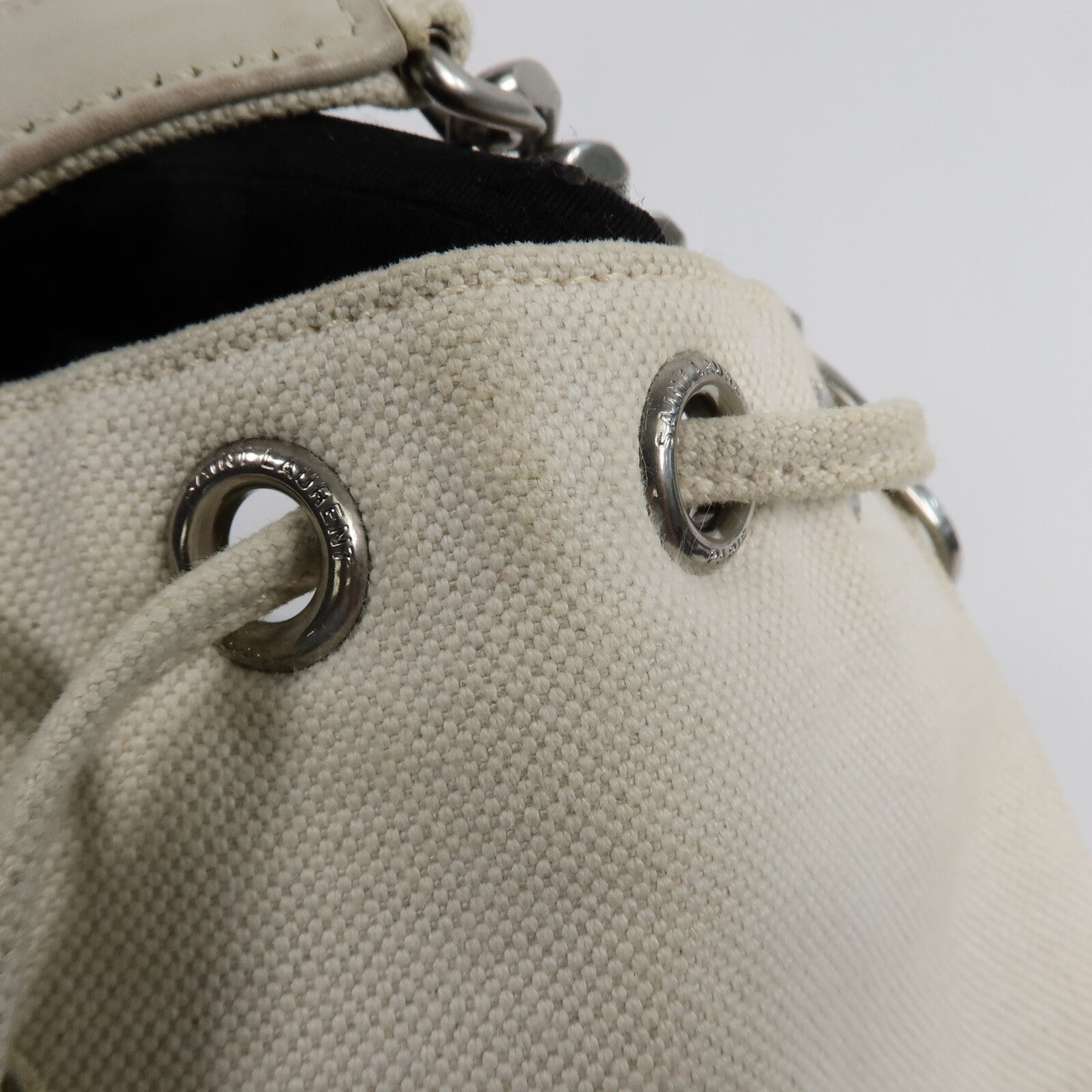 YVES SAINT LAURENT 帆布Rive Gauche Bucket Bag手挽袋