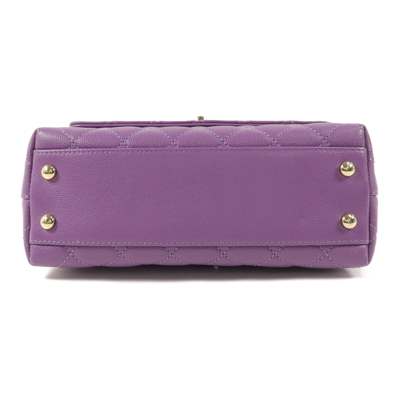 CHANEL 牛皮皮革Coco Handle Small手挽肩背兩用袋