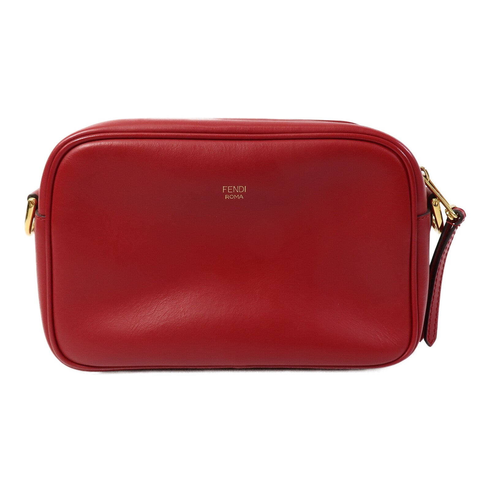 FENDI 牛皮皮革Zucca Camera肩背袋