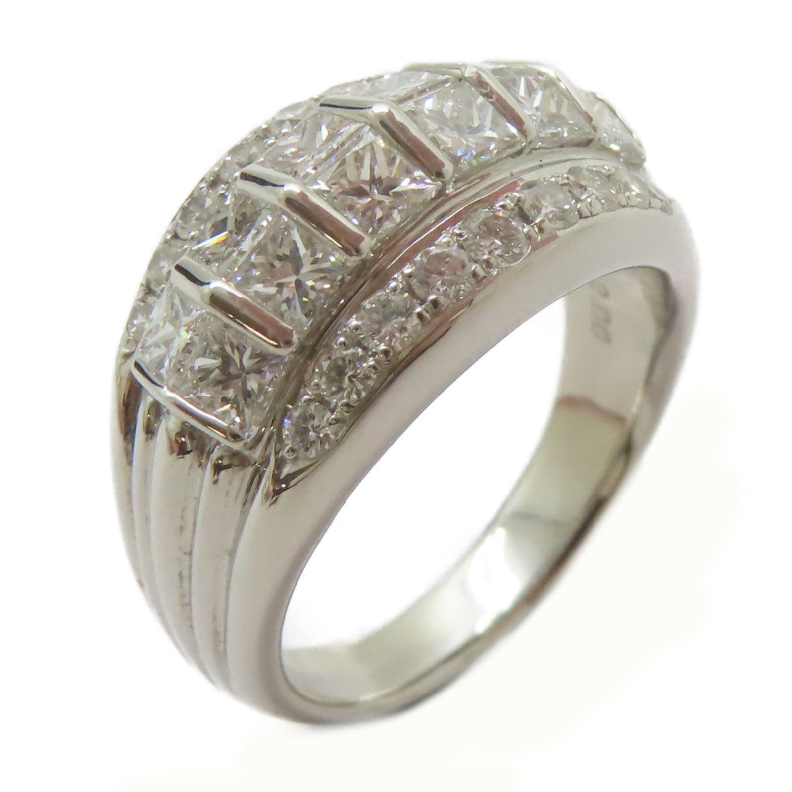 JEWELRY PT900鉑金Diamond Ring 2.00ct鑽石戒指US#6.25