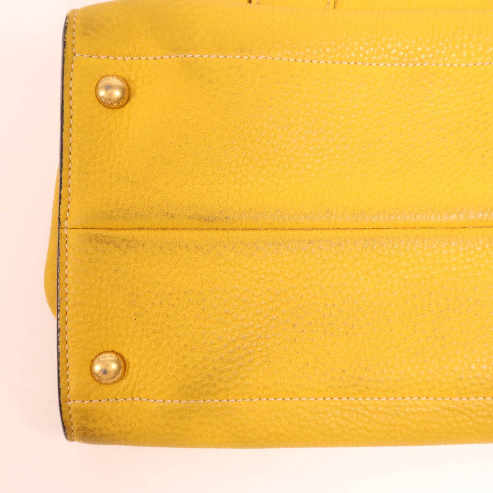 PRADA 牛皮皮革2 Way Shoulder金扣手挽袋