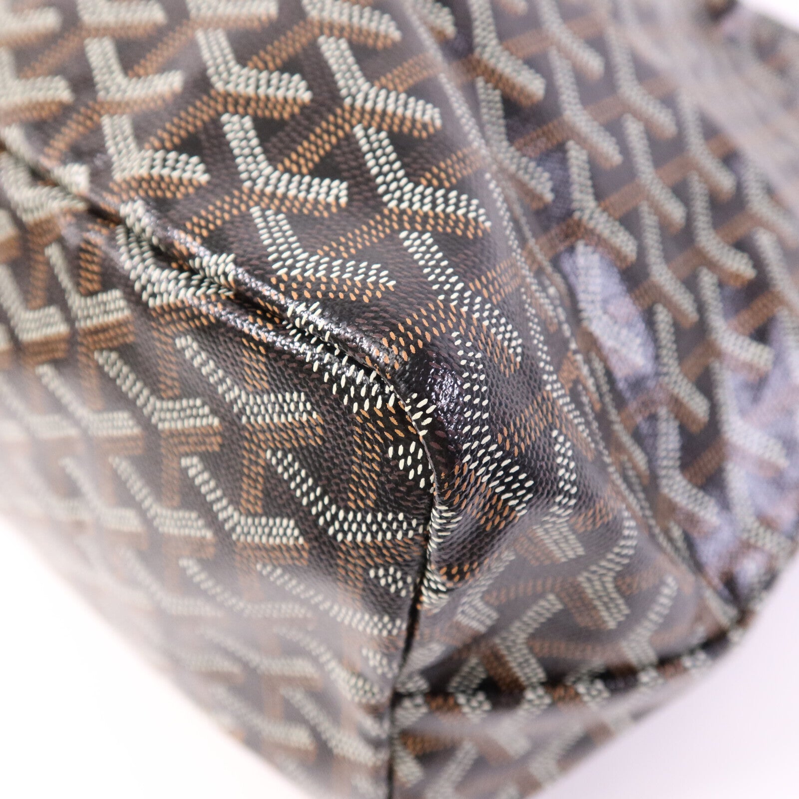 GOYARD 塗層帆布Saint Louis PM銀扣肩背袋