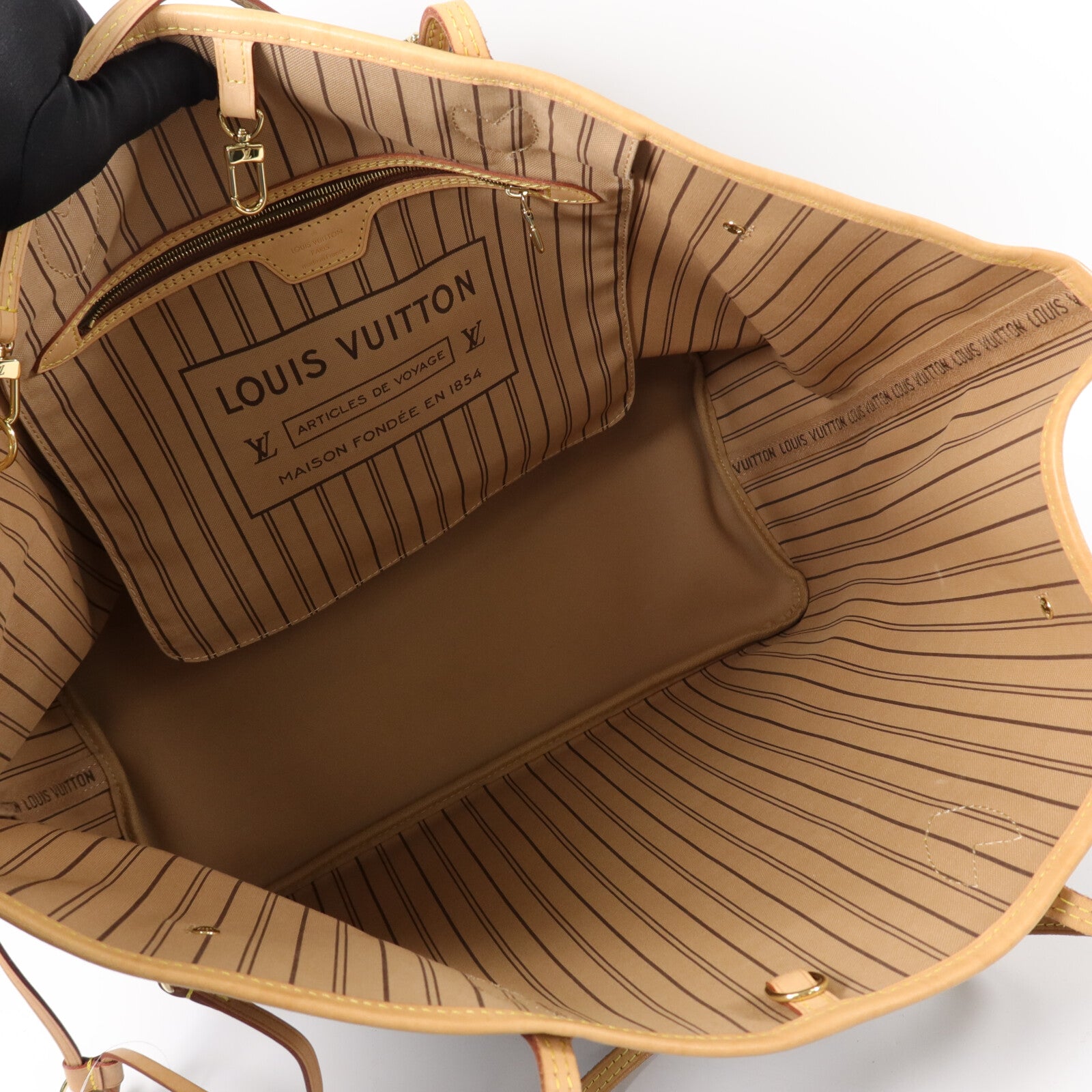 LOUIS VUITTON Monogram Neverfull GM手挽袋