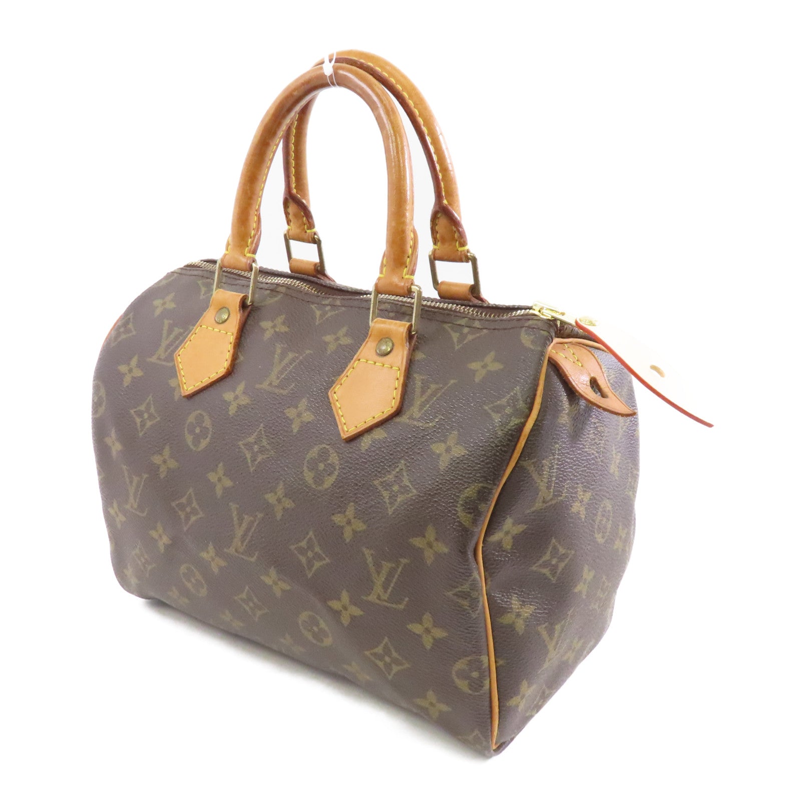 LOUIS VUITTON **【激減優惠】Monogram Speedy 25金扣手挽袋啡色