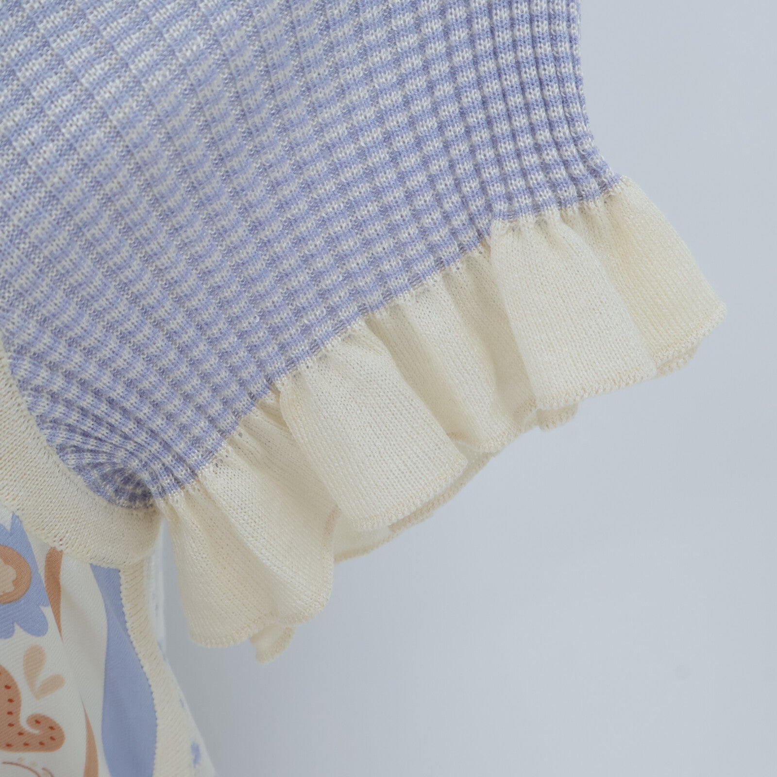 HERMES Short-Sleeve Twillaine Sweater上衣