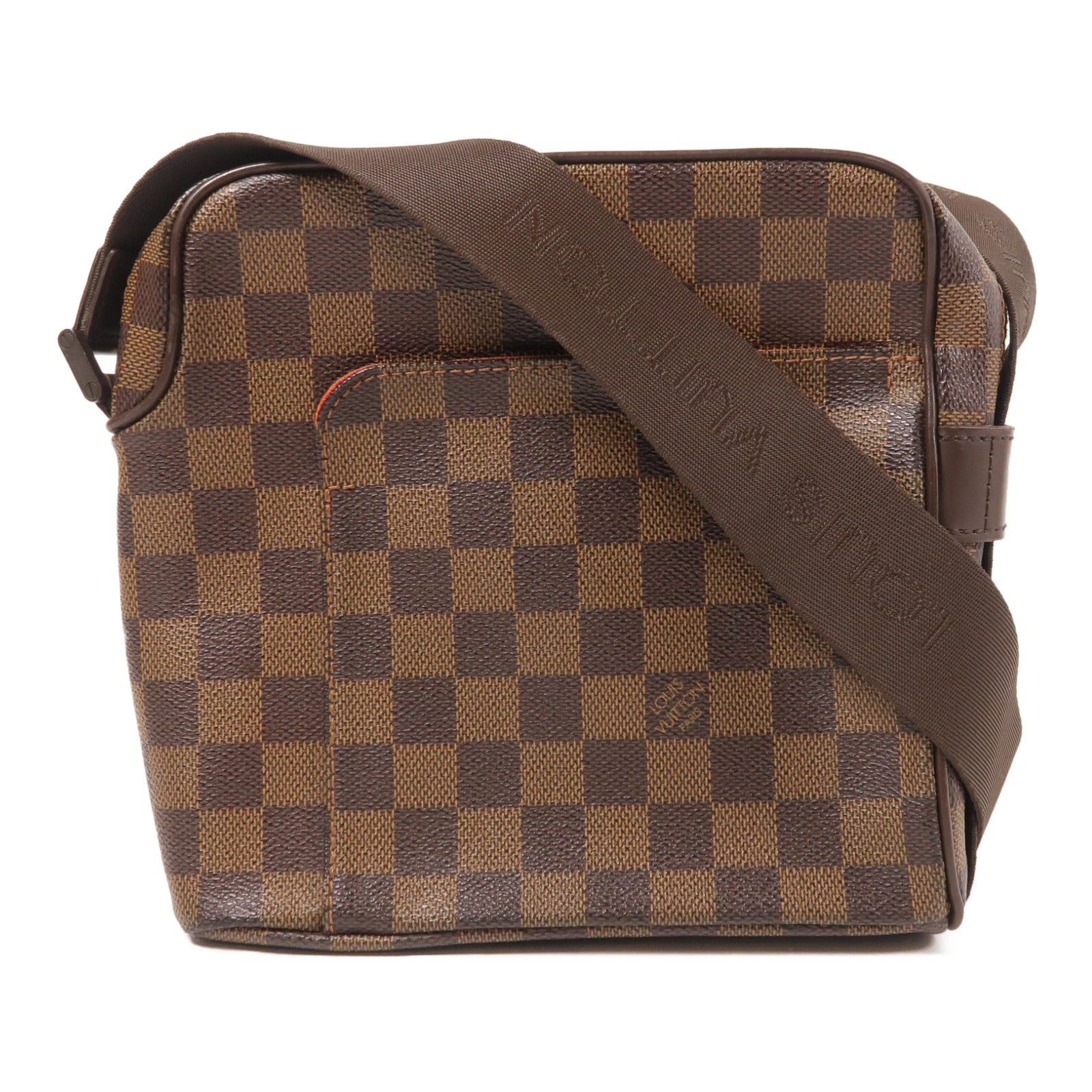 LOUIS VUITTON Damier Olaf PM金扣肩背袋