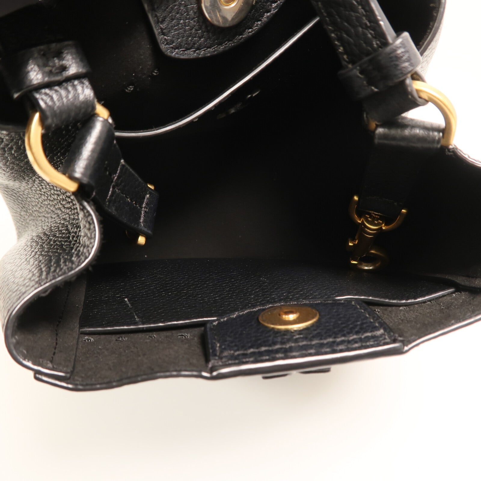 Tory Burch 牛皮皮革Shoulder Bag金扣手挽肩背兩用袋