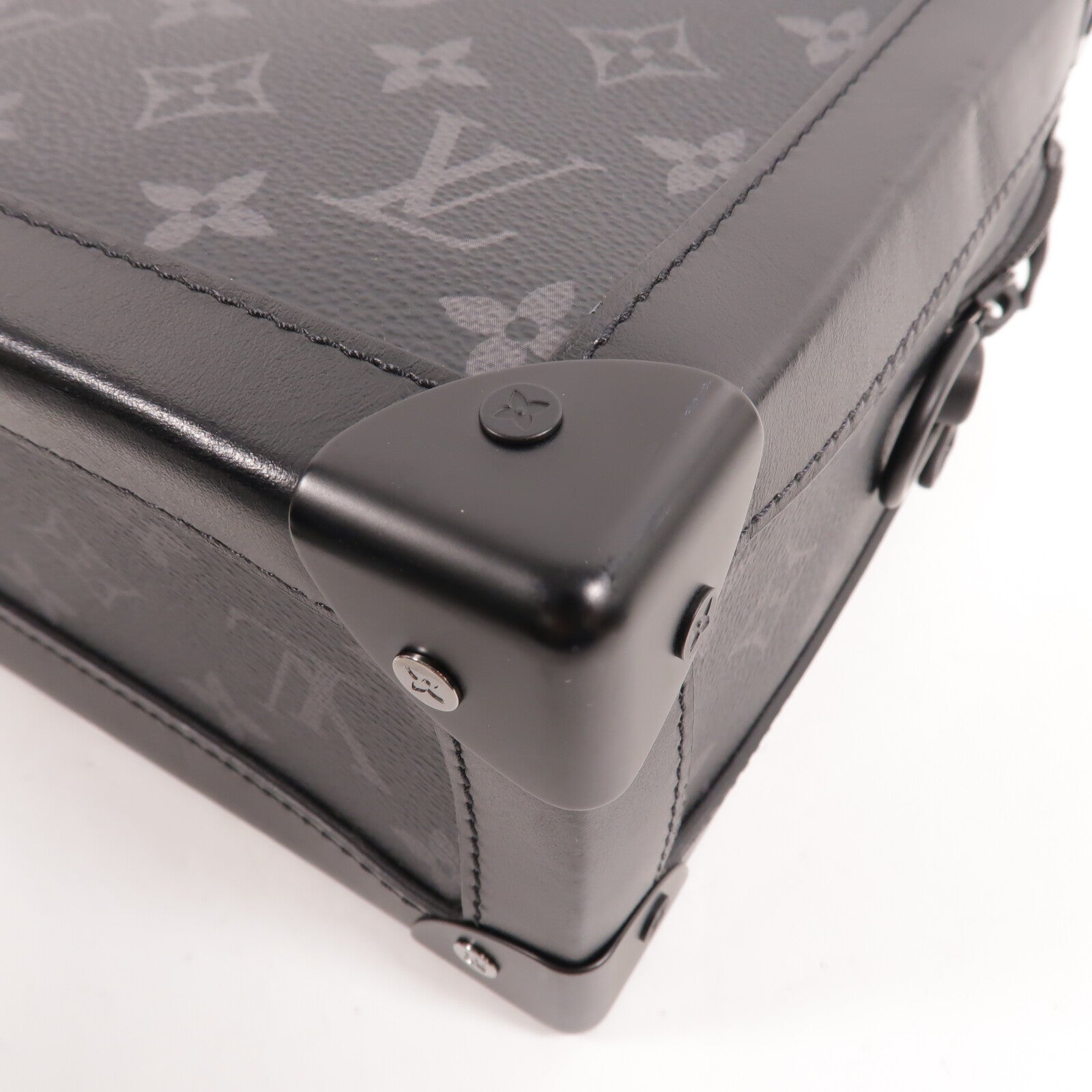 LOUIS VUITTON Monogram Eclipse Soft Trunk肩背袋