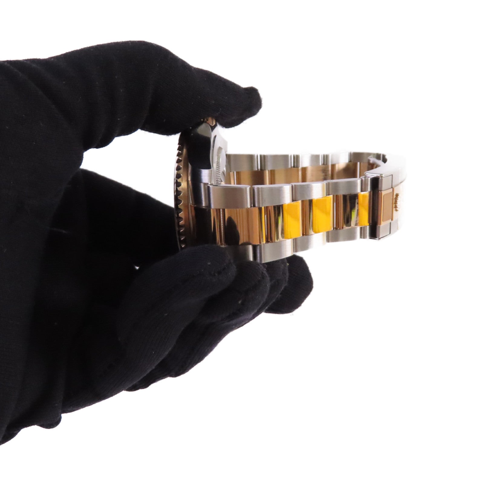 ROLEX GMT Master II Watch不鏽鋼/18K玫瑰金自動機芯手錶黑色