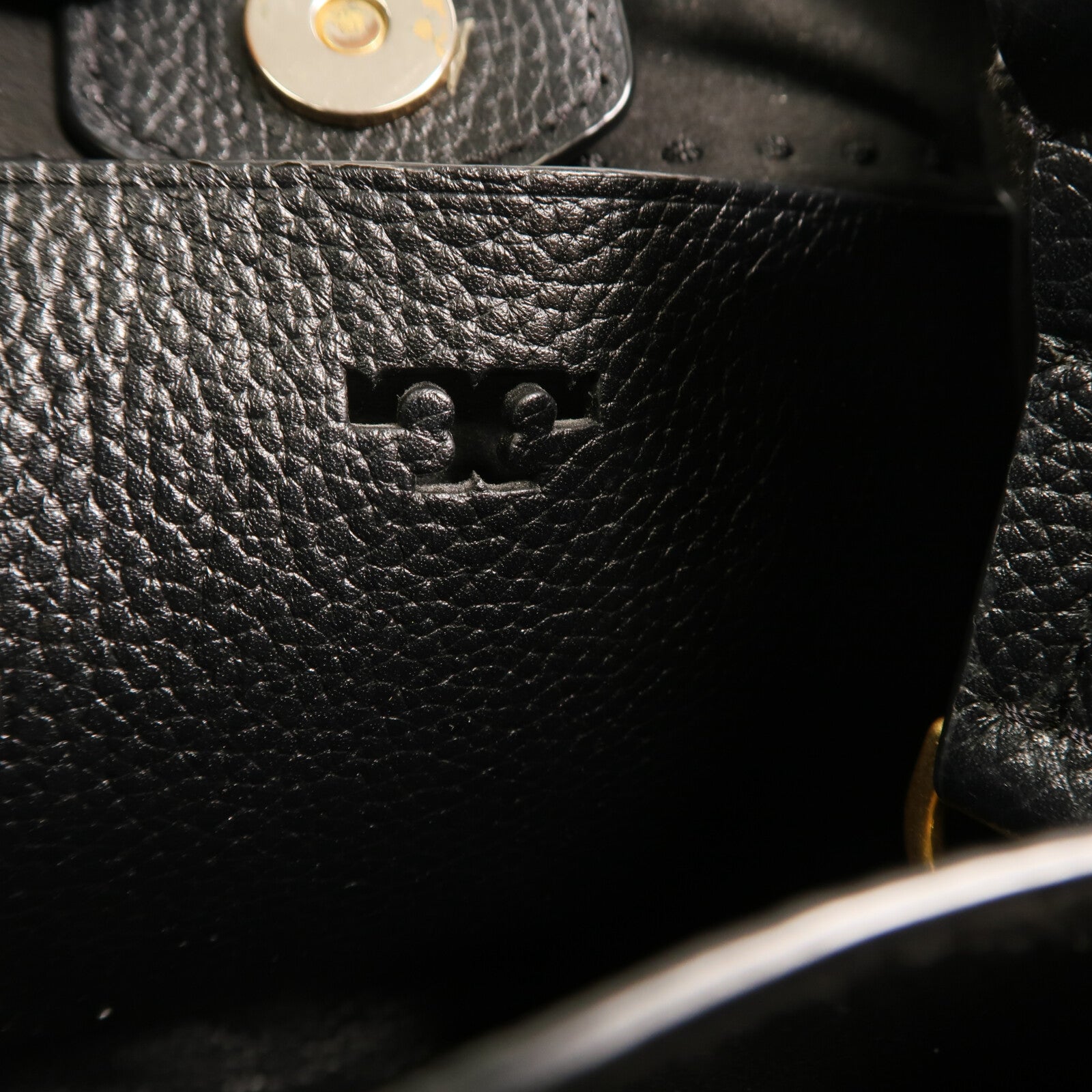 Tory Burch 牛皮皮革Shoulder Bag金扣手挽肩背兩用袋
