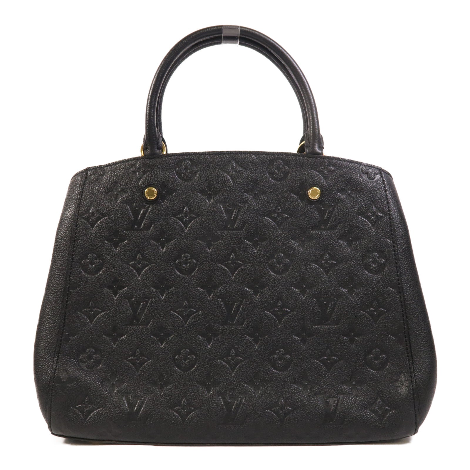 LOUIS VUITTON Monogram Empreinte Montaigne MM手挽肩背兩用袋