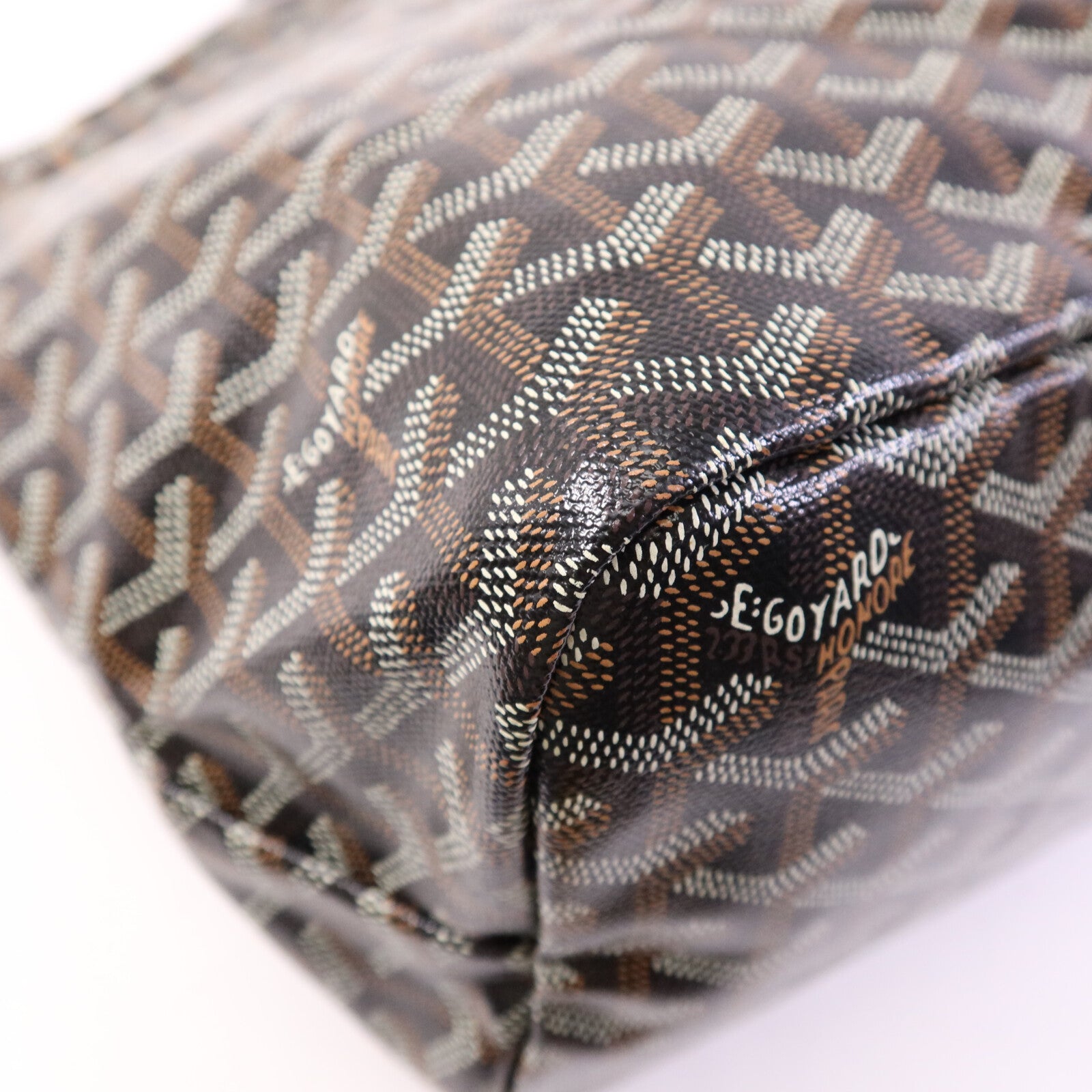 GOYARD 塗層帆布Saint Louis PM銀扣肩背袋