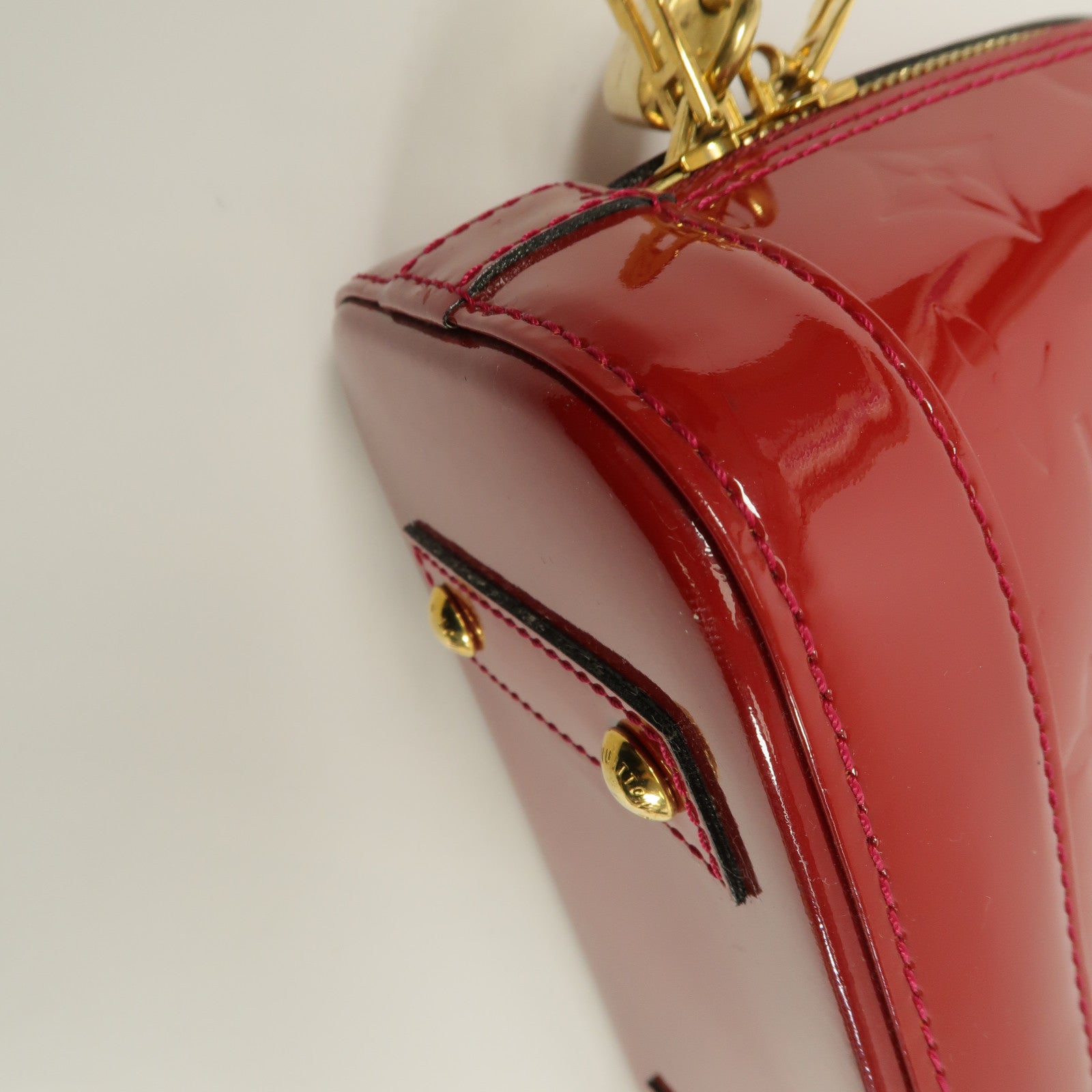 LOUIS VUITTON Monogram Vernis Alma BB手挽肩背兩用袋