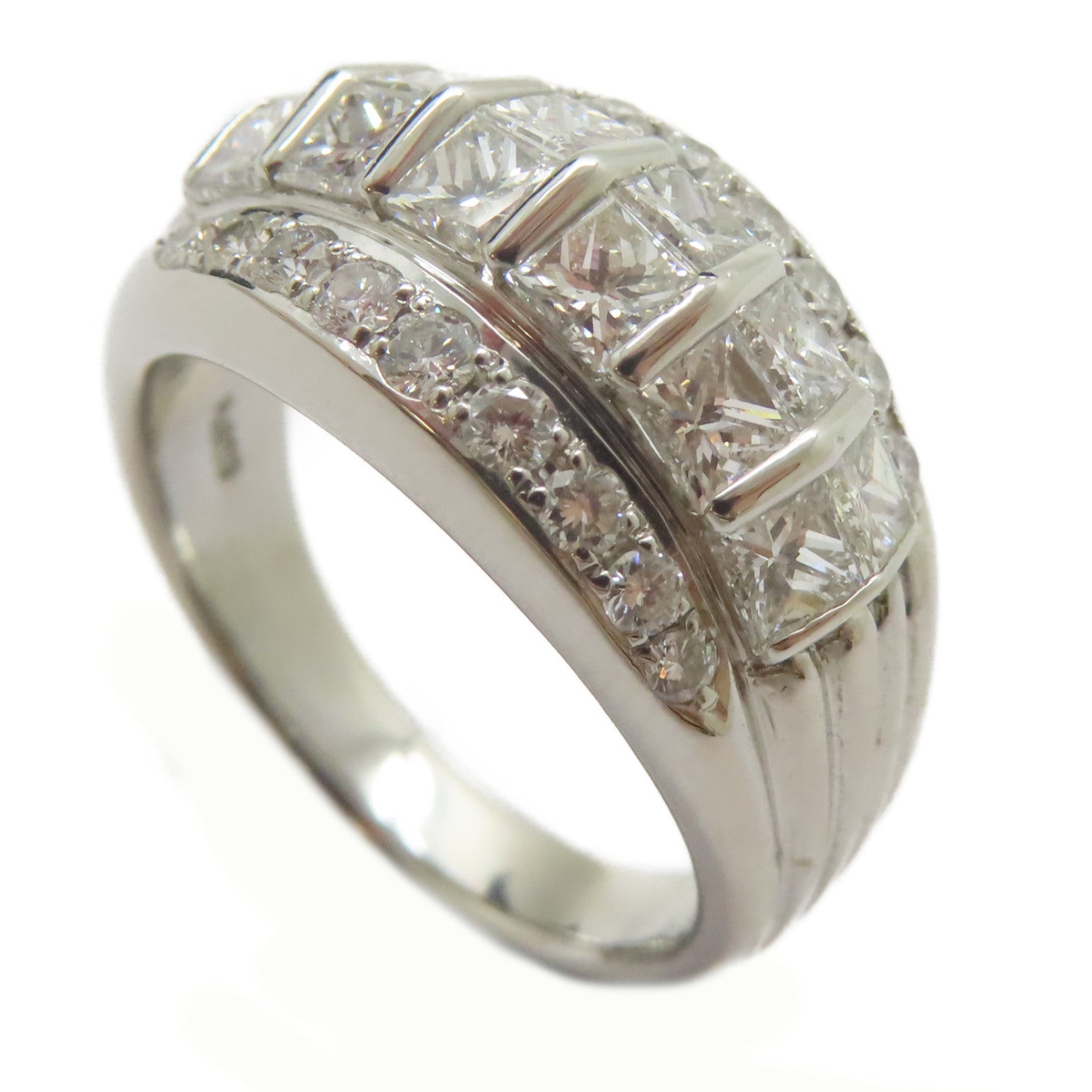 JEWELRY PT900鉑金Diamond Ring 2.00ct鑽石戒指US#6.25