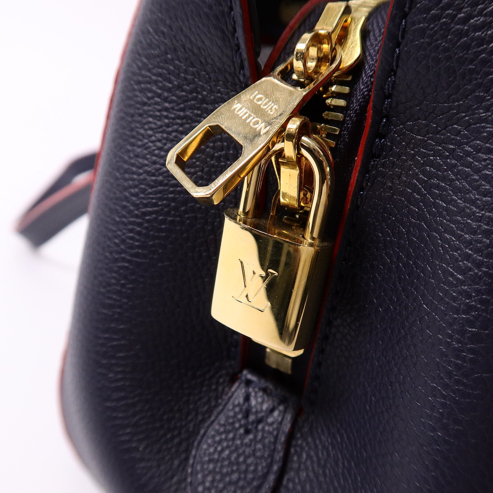LOUIS VUITTON Monogram Empreinte Montaigne BB手挽肩背兩用袋