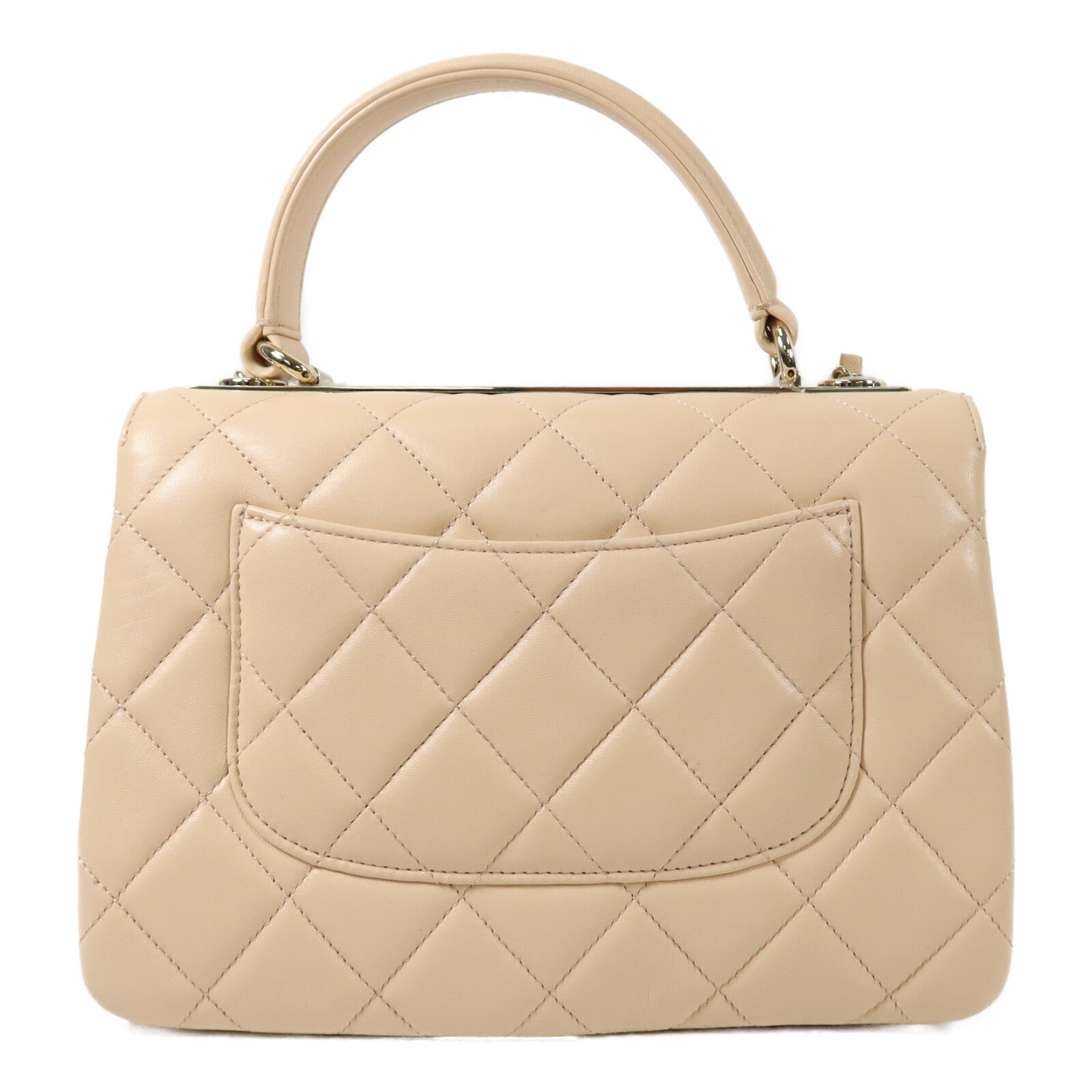 CHANEL 羊皮皮革Trend CC Medium手挽肩背兩用袋