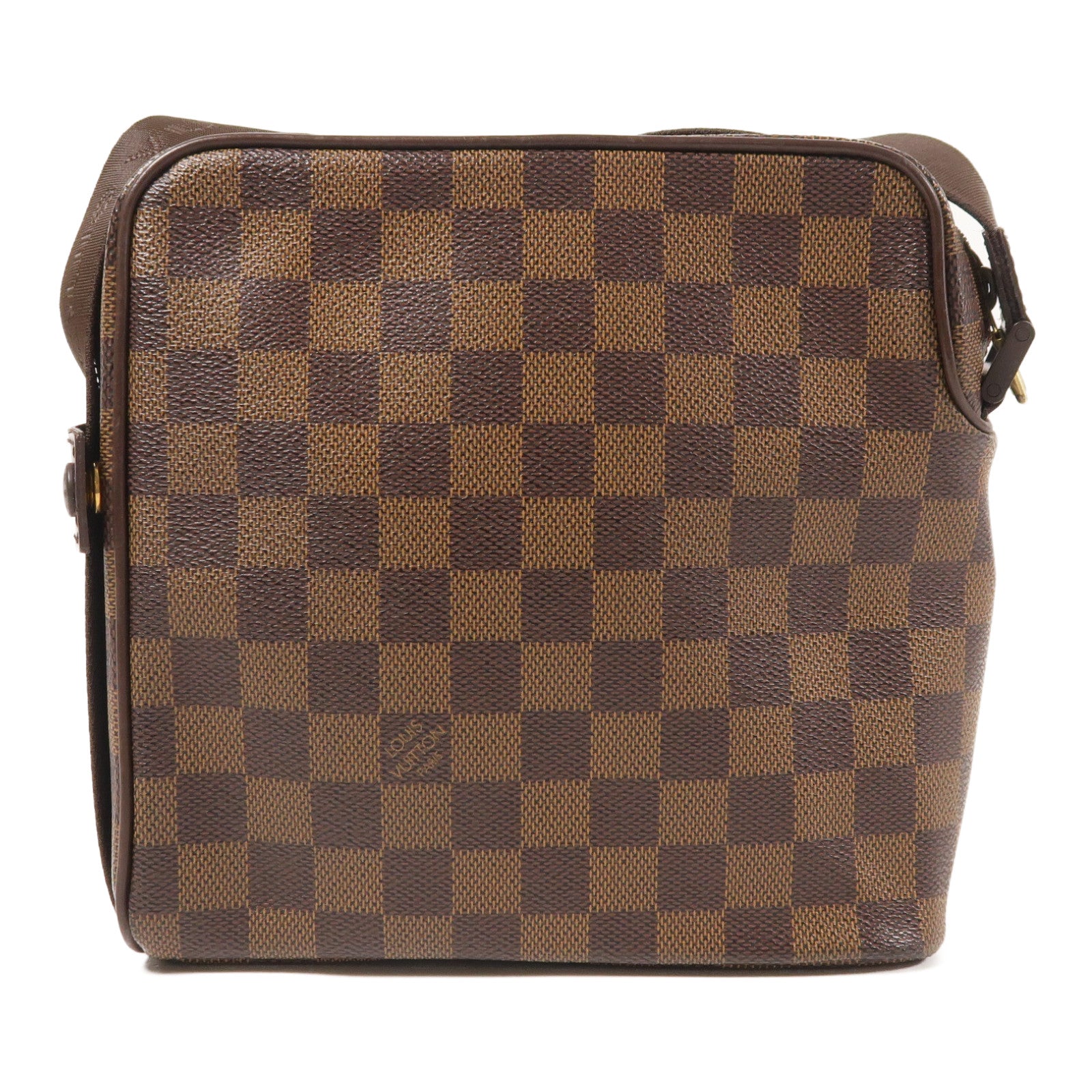 LOUIS VUITTON Damier Olaf PM金扣肩背袋