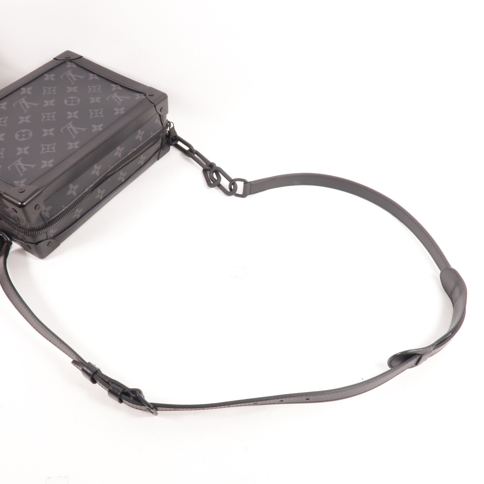 LOUIS VUITTON Monogram Eclipse Soft Trunk肩背袋
